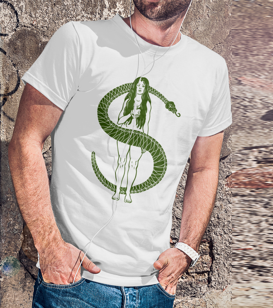 Eva And The Serpent Embrace T-Shirt