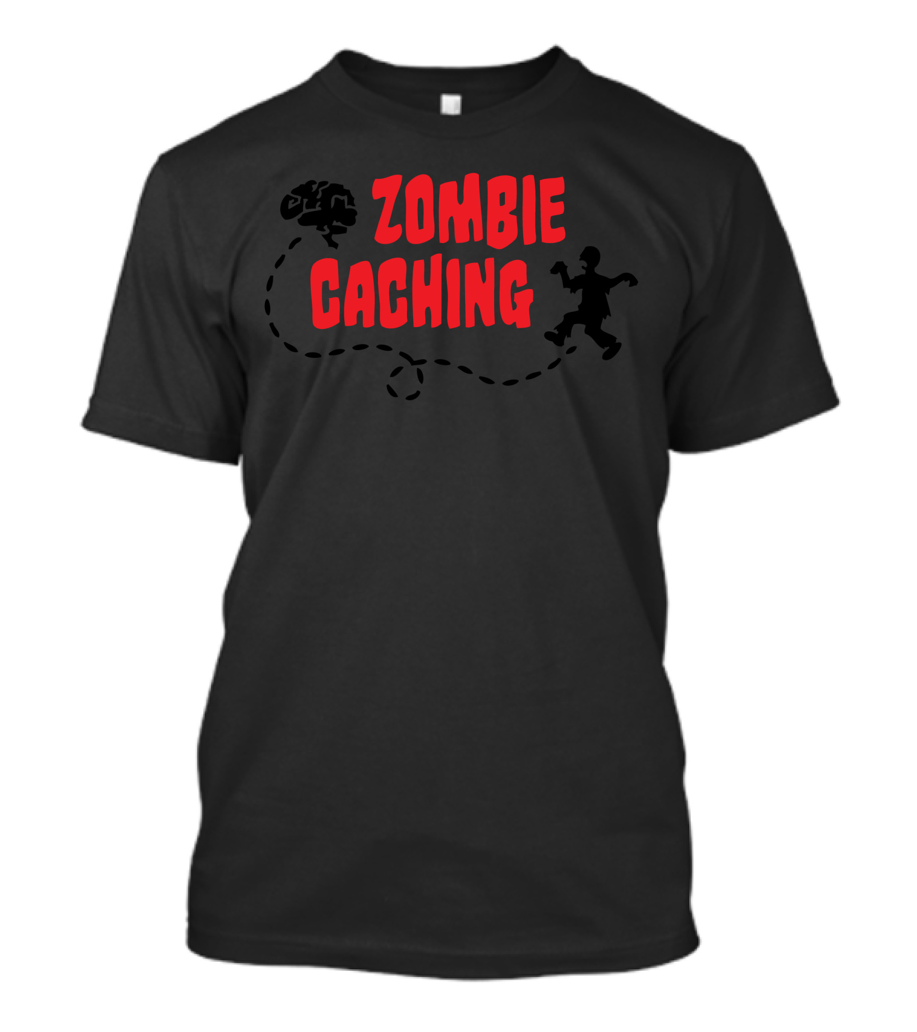 Zombie Caching Brain Seeker T-Shirt