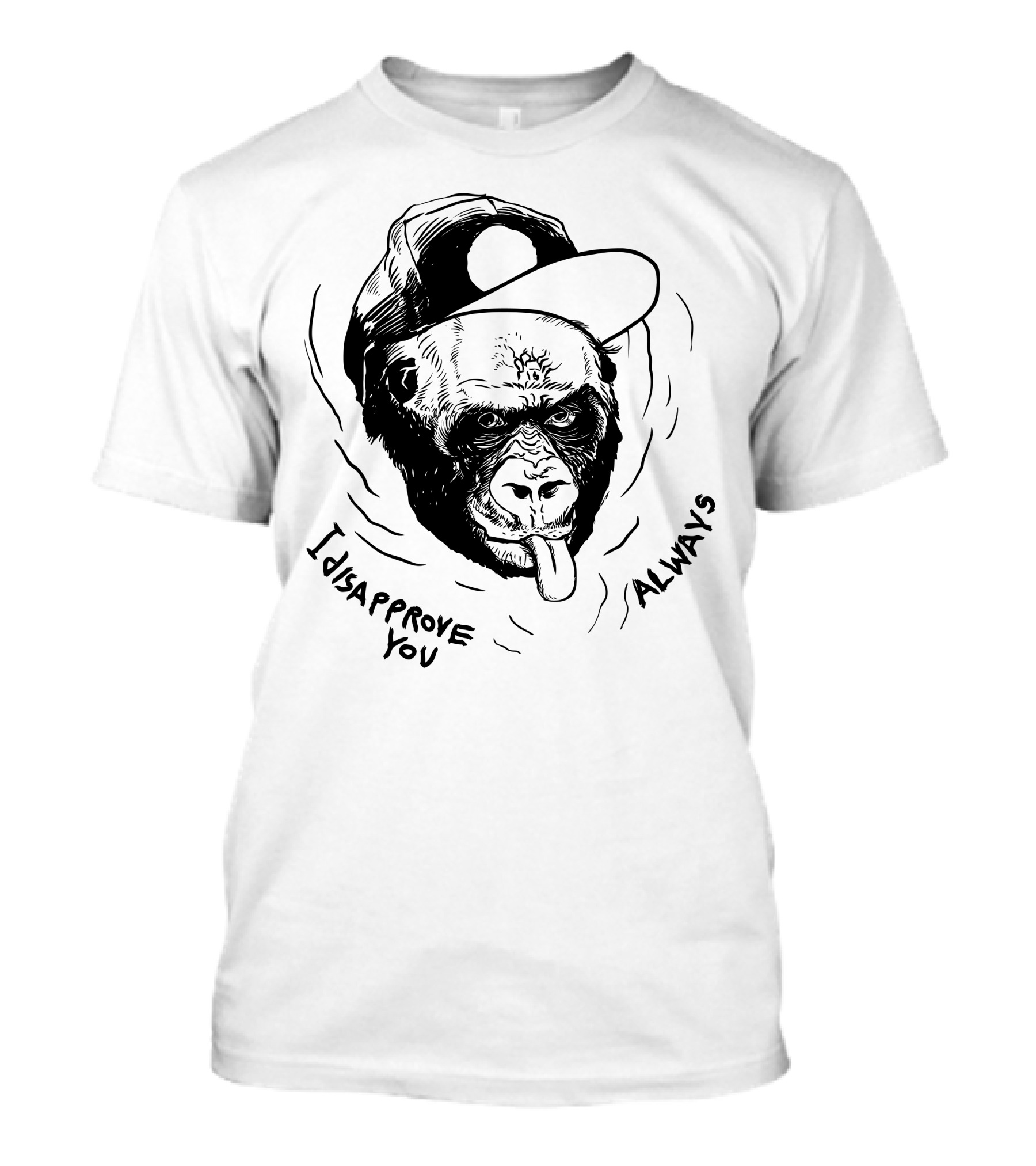 I Disapprove You Always Gorillas Thinkers T-Shirt