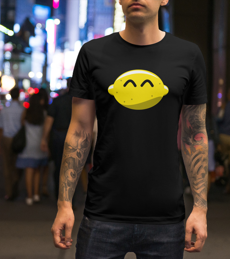 Happy Lemon Smiling Face T-Shirt