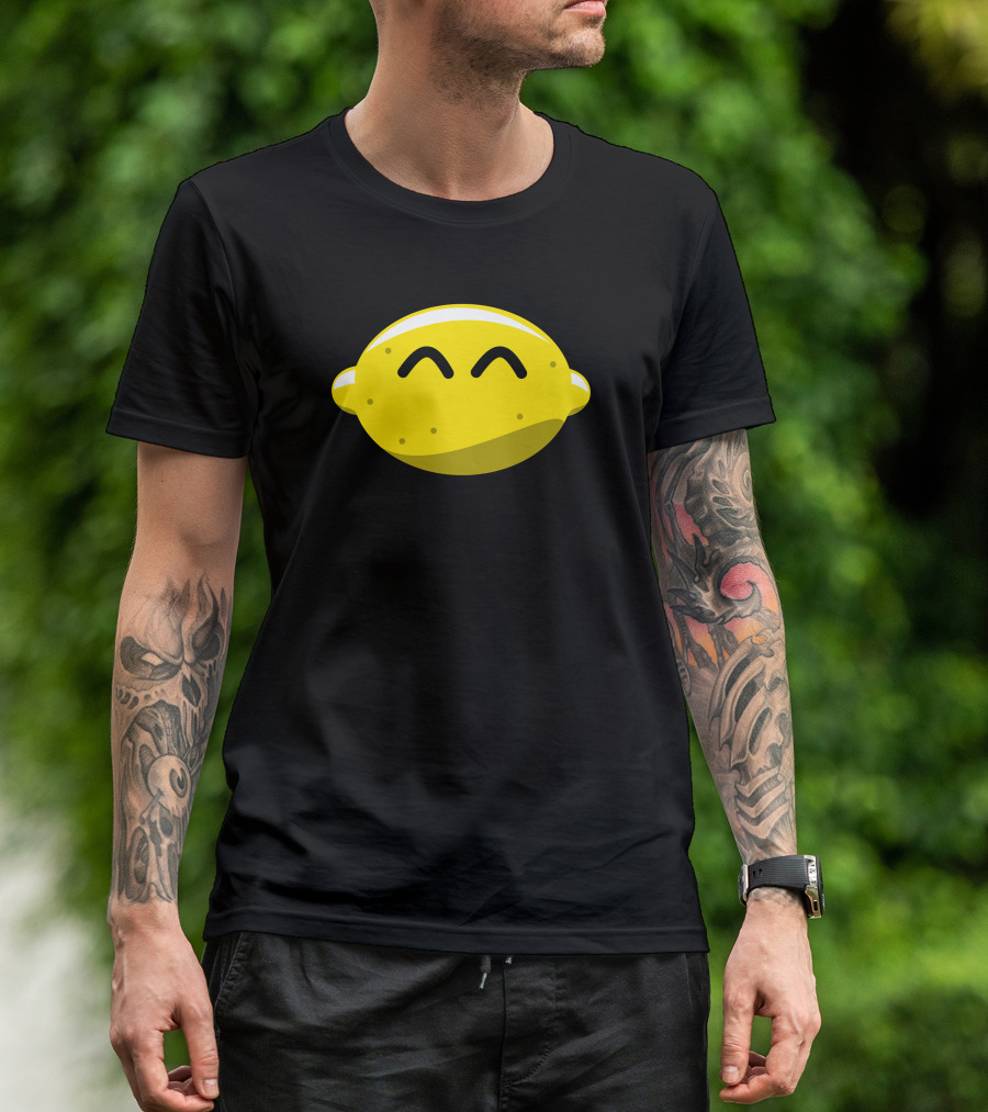 Happy Lemon Smiling Face T-Shirt