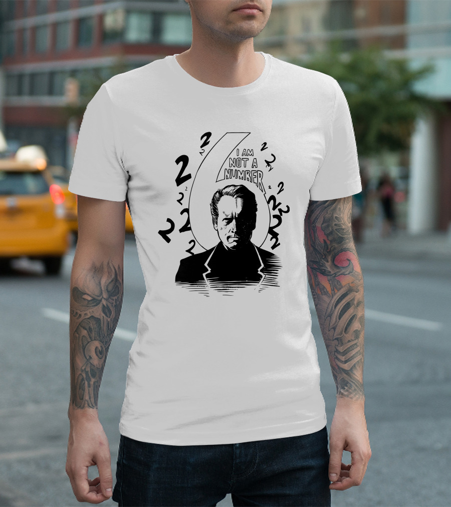 I Am Not A Number Six Vintage The Prisoner Series Character T-Shirt