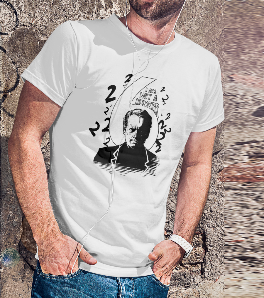 I Am Not A Number Six Vintage The Prisoner Series Character T-Shirt