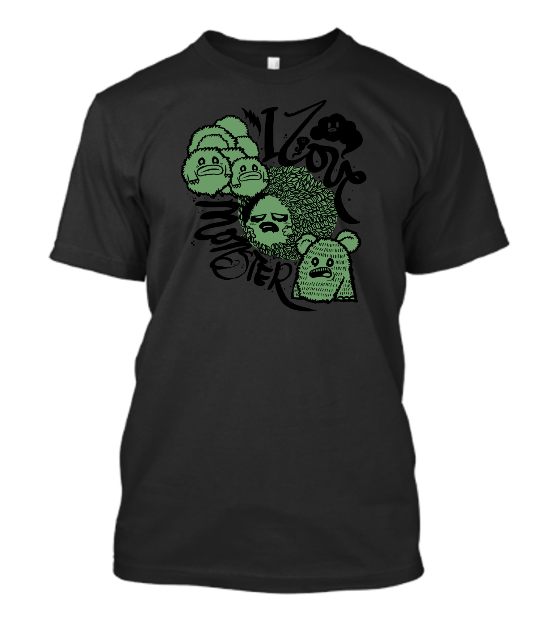 I Love Your Monster Cute Cartoon Characters T-Shirt