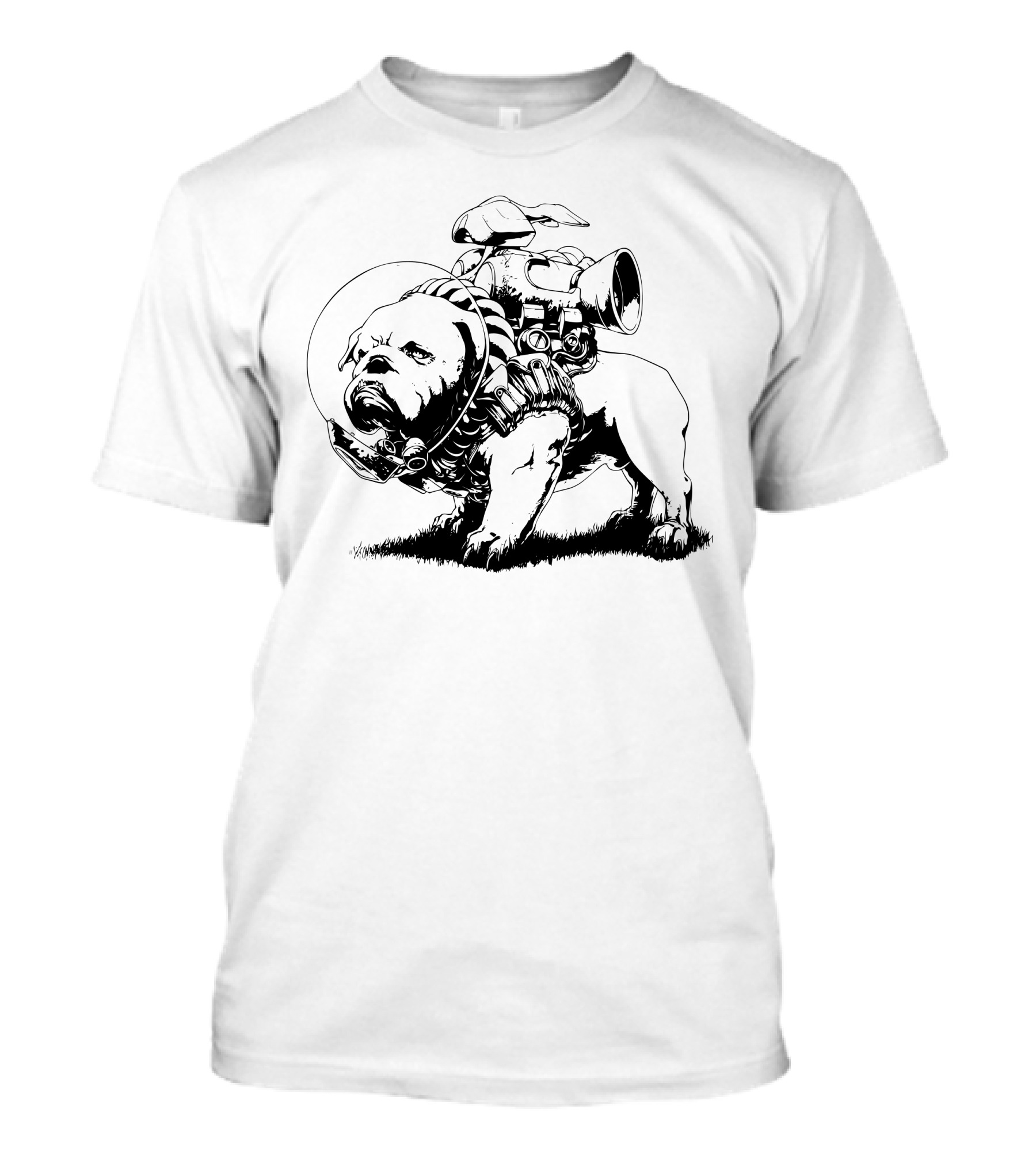 Jetpack Dog Space Adventure With Astronaut Gear T-Shirt