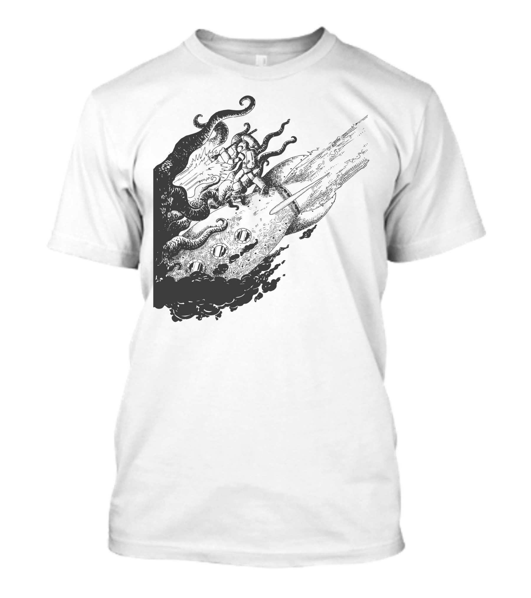 Ode To Joy Mythical Bull And Cosmic Flames T-Shirt