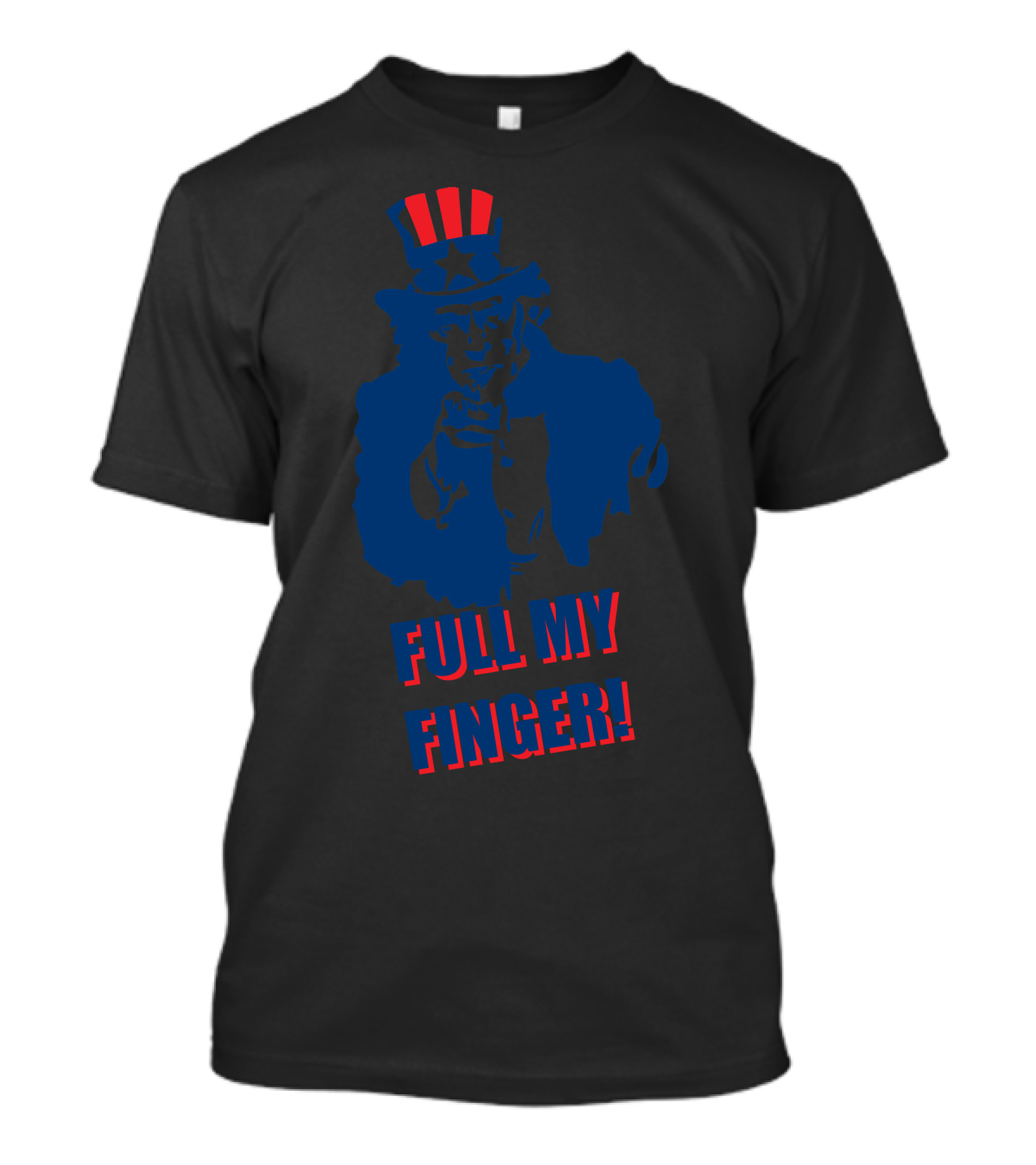Uncle Sam Pull My Finger Iconic Red White Blue T-Shirt