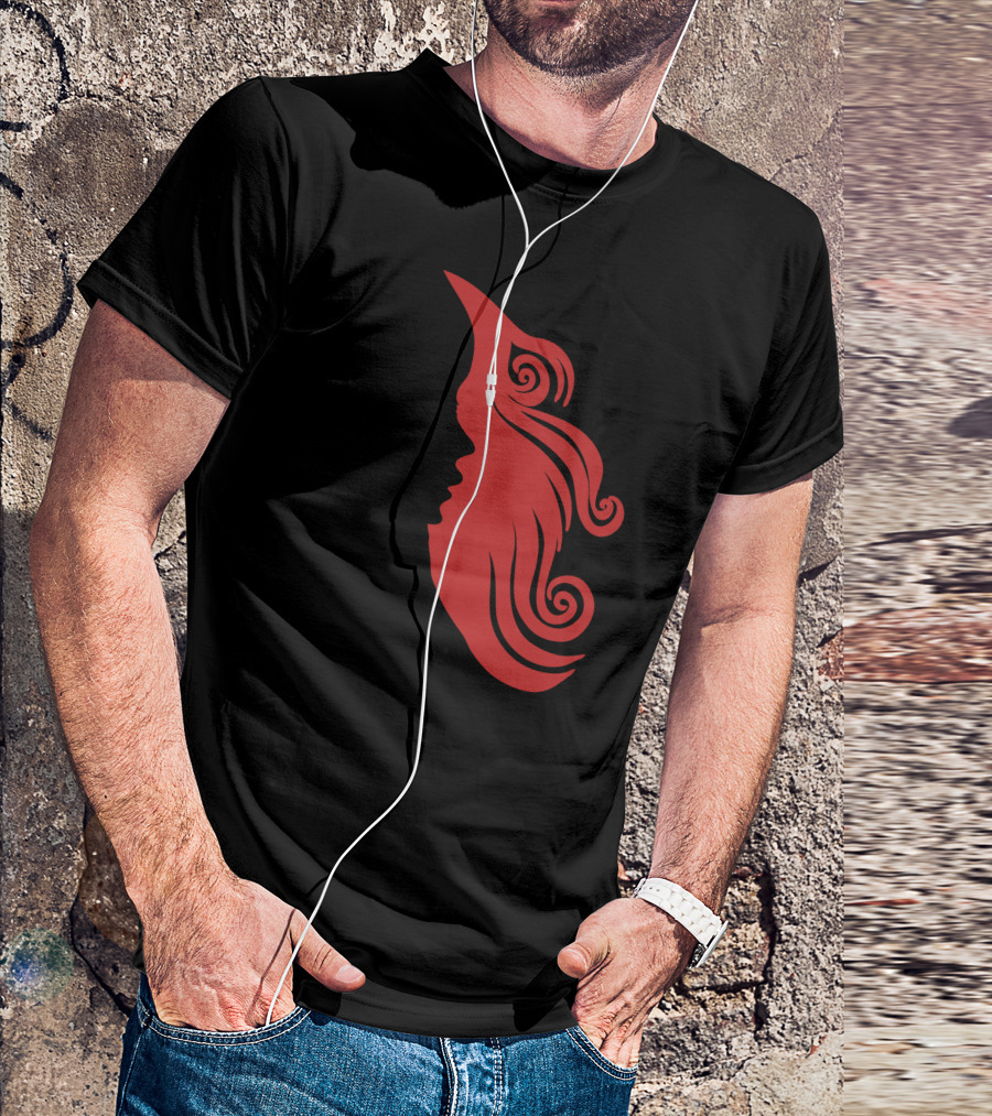 Red Head Women Hair T-Shirt