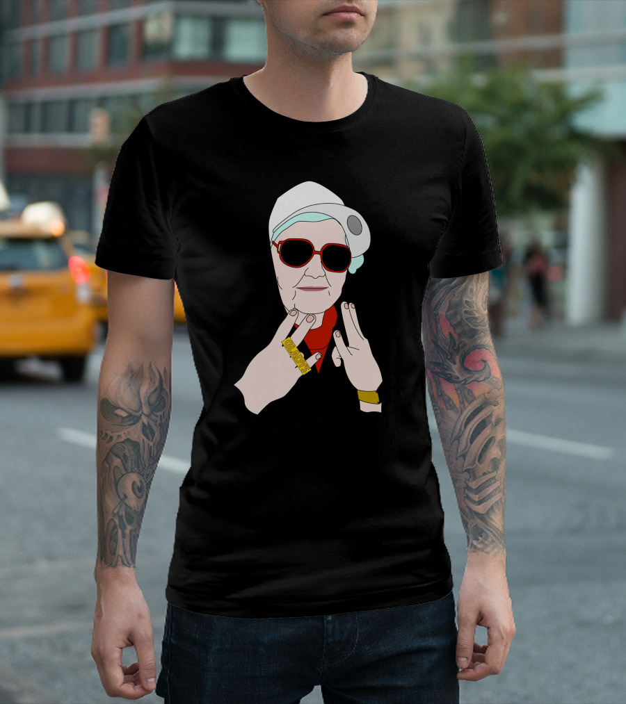 Too Legit To Knit Granny Gangster Vibes T-Shirt
