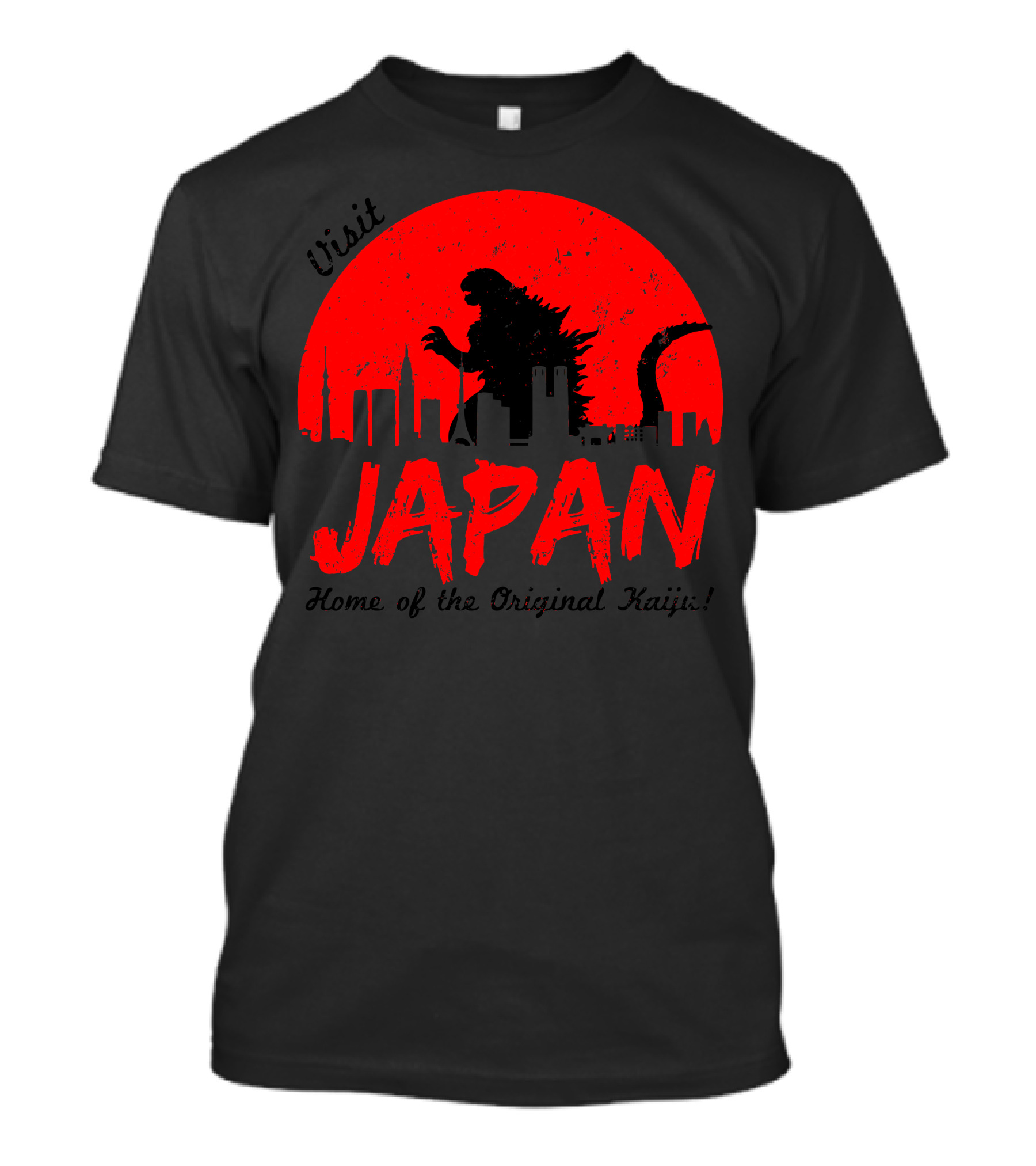 Visit Japan Home Of The Original Kaiju T-Shirt