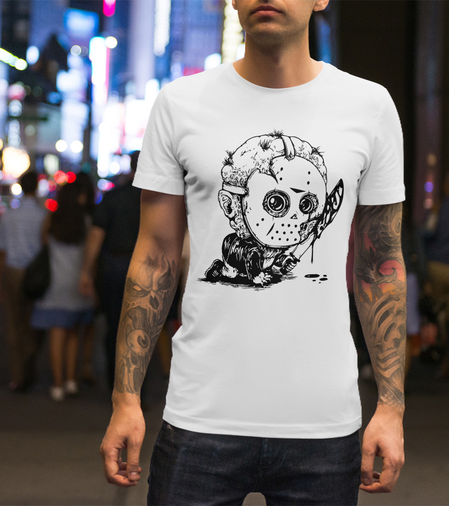 Jason Voorhees Baby Horror Mask Creeper T-Shirt