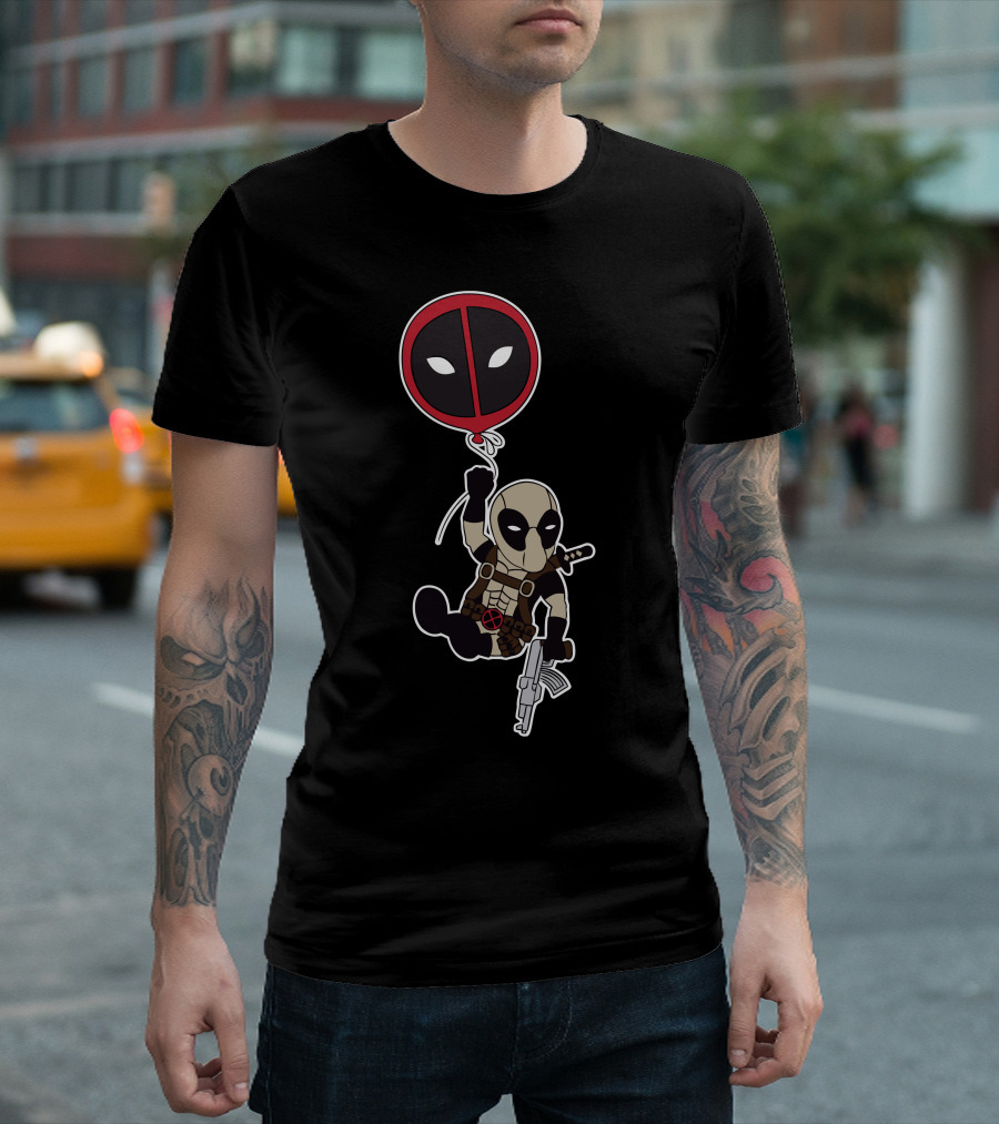 Mouth The Merc Mercenary Balloon Adventure X Force Version T-Shirt