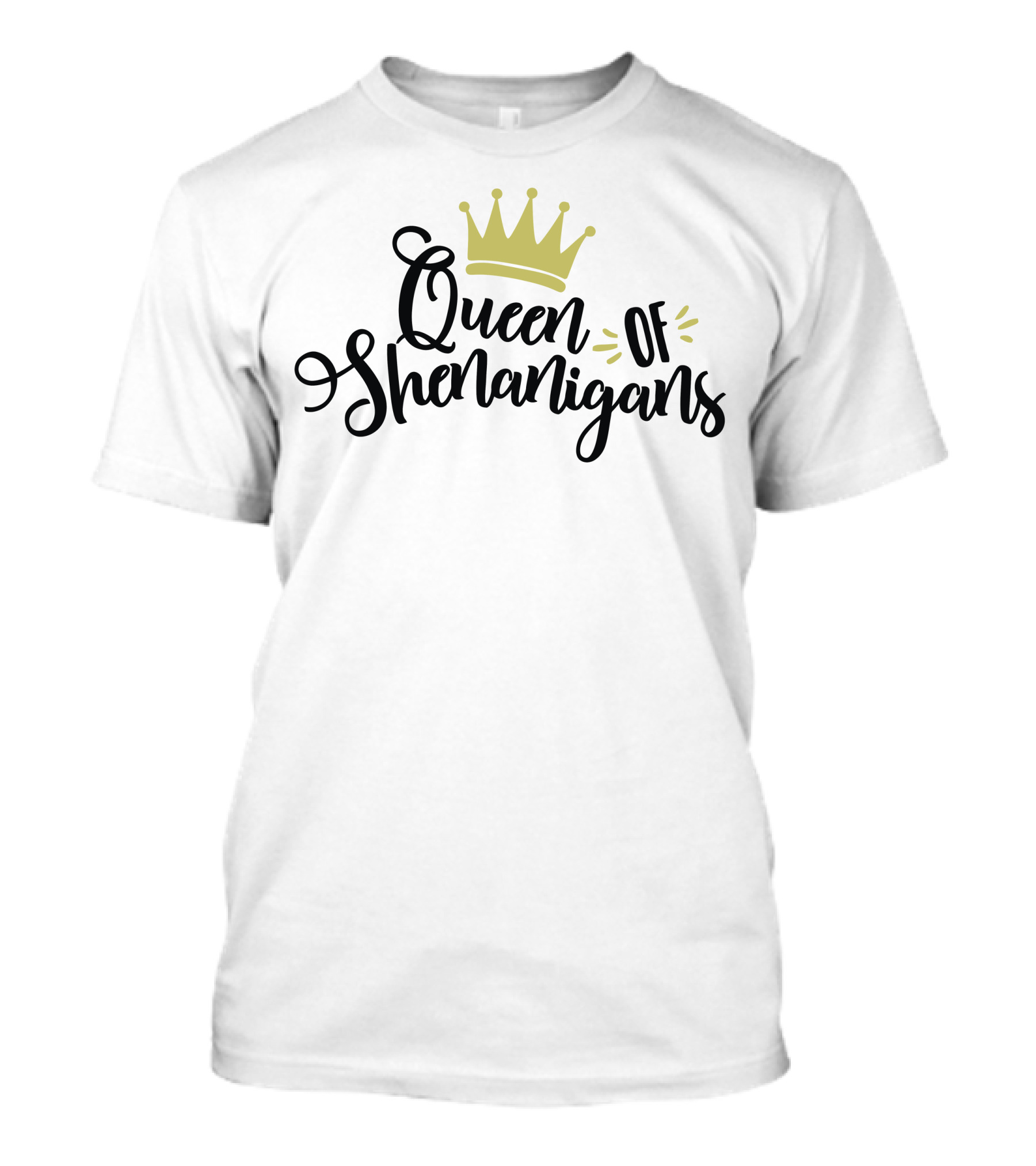 Queen Of Shenanigans With Crown T-Shirt