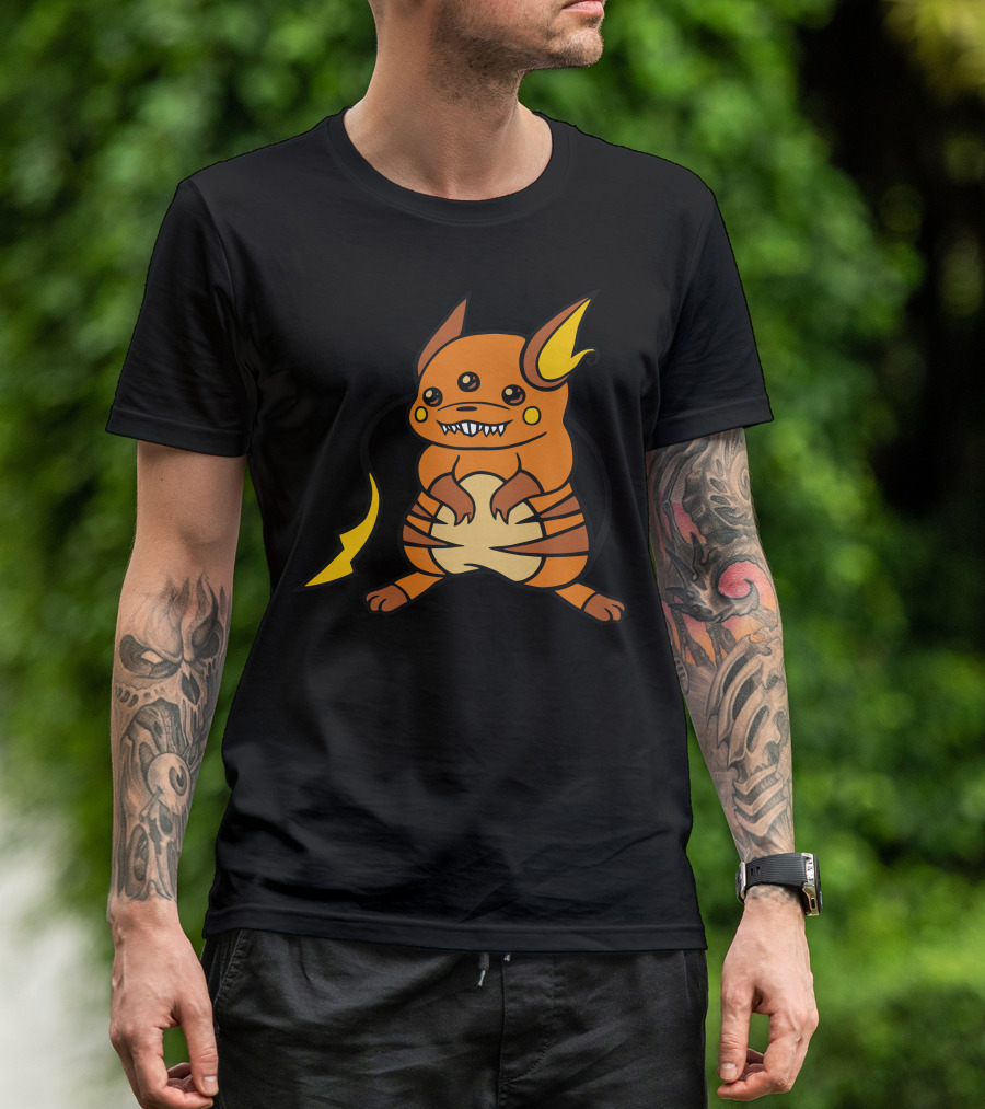 Raichu Problem Creepy Cute Three-Eyed Monster T-Shirt