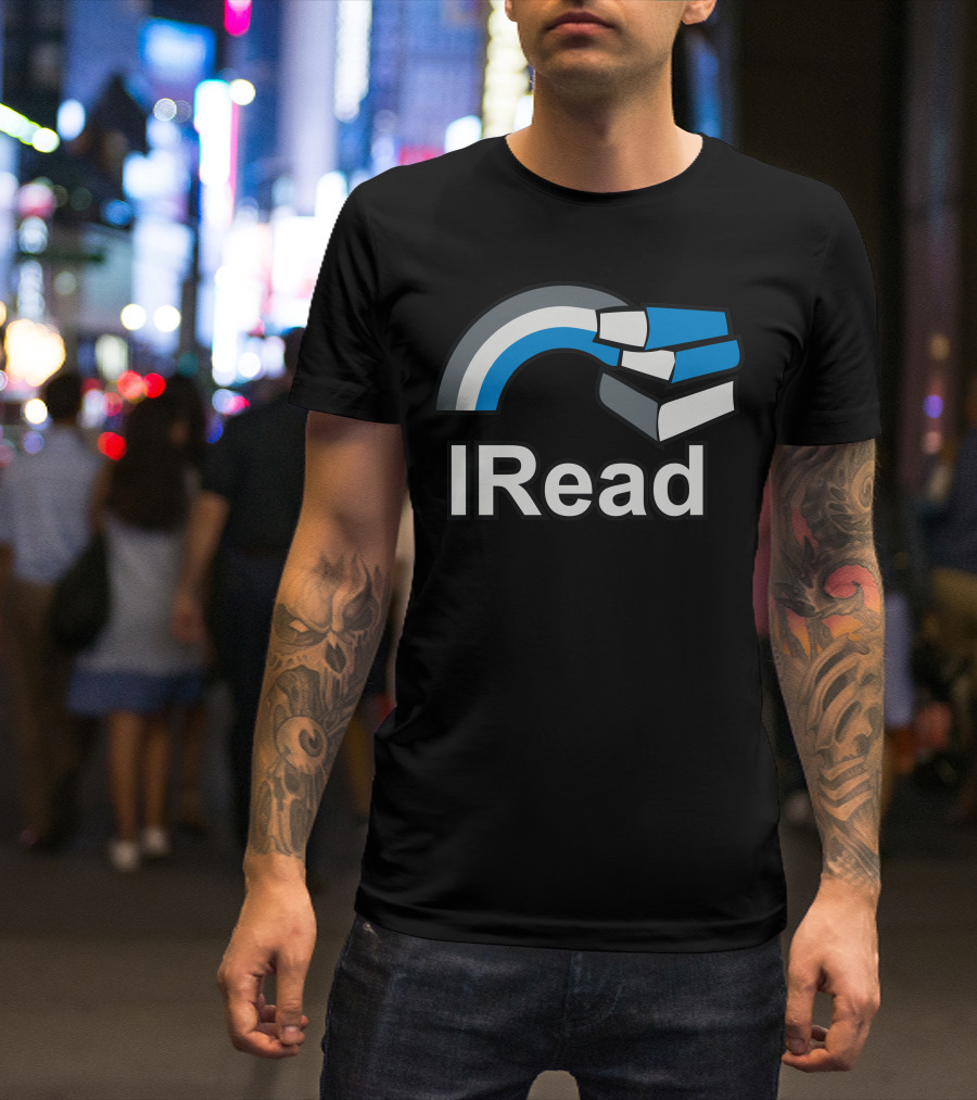 IRead Stacked Books With Rainbow Arch T-Shirt