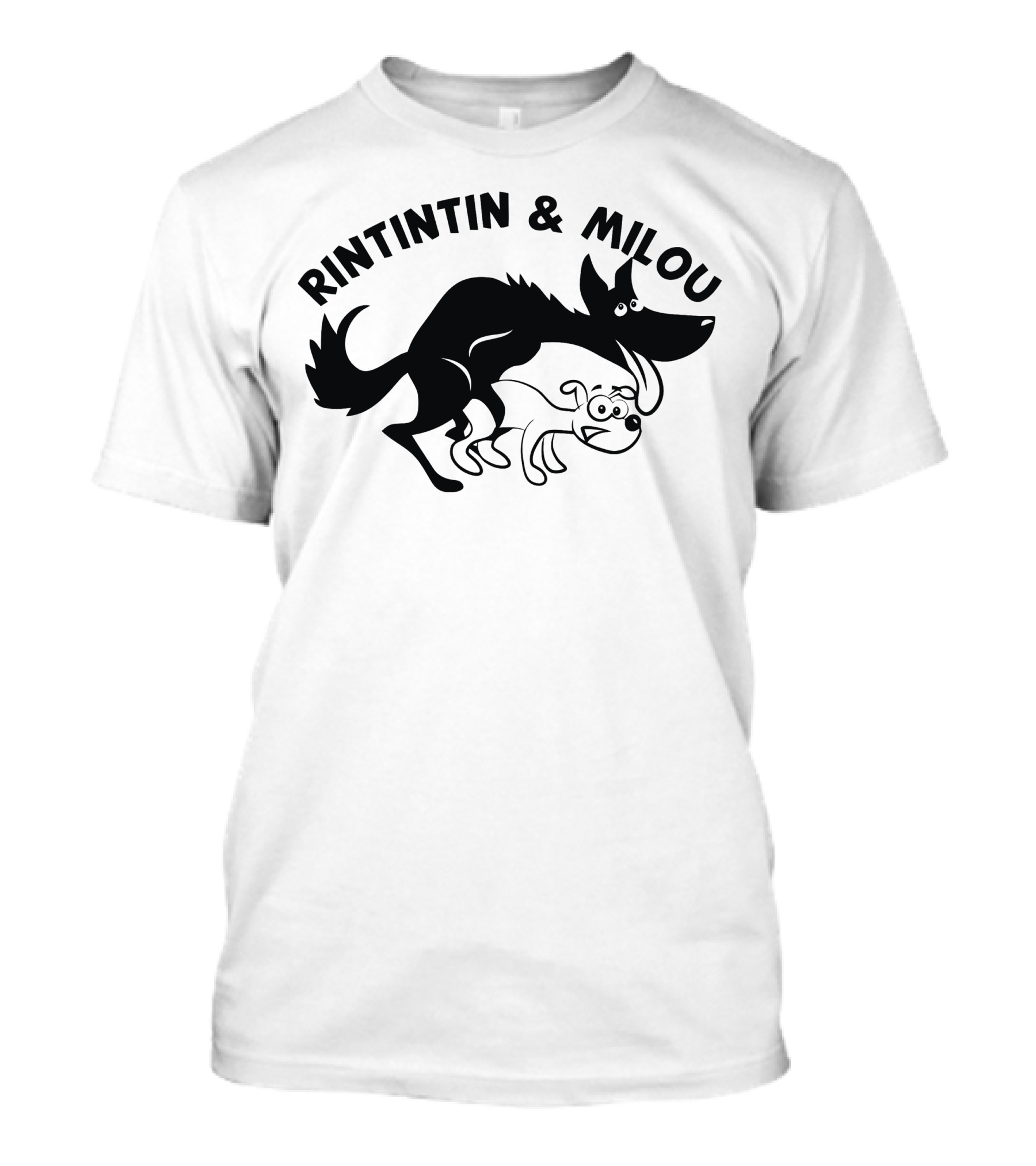 Rintintin Et Milou Dogs T-Shirt