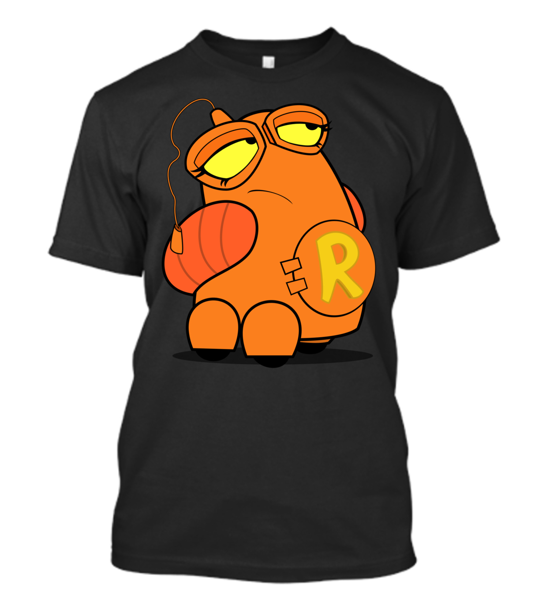 Rnm Genderbend Orange Character With R Emblem T-Shirt