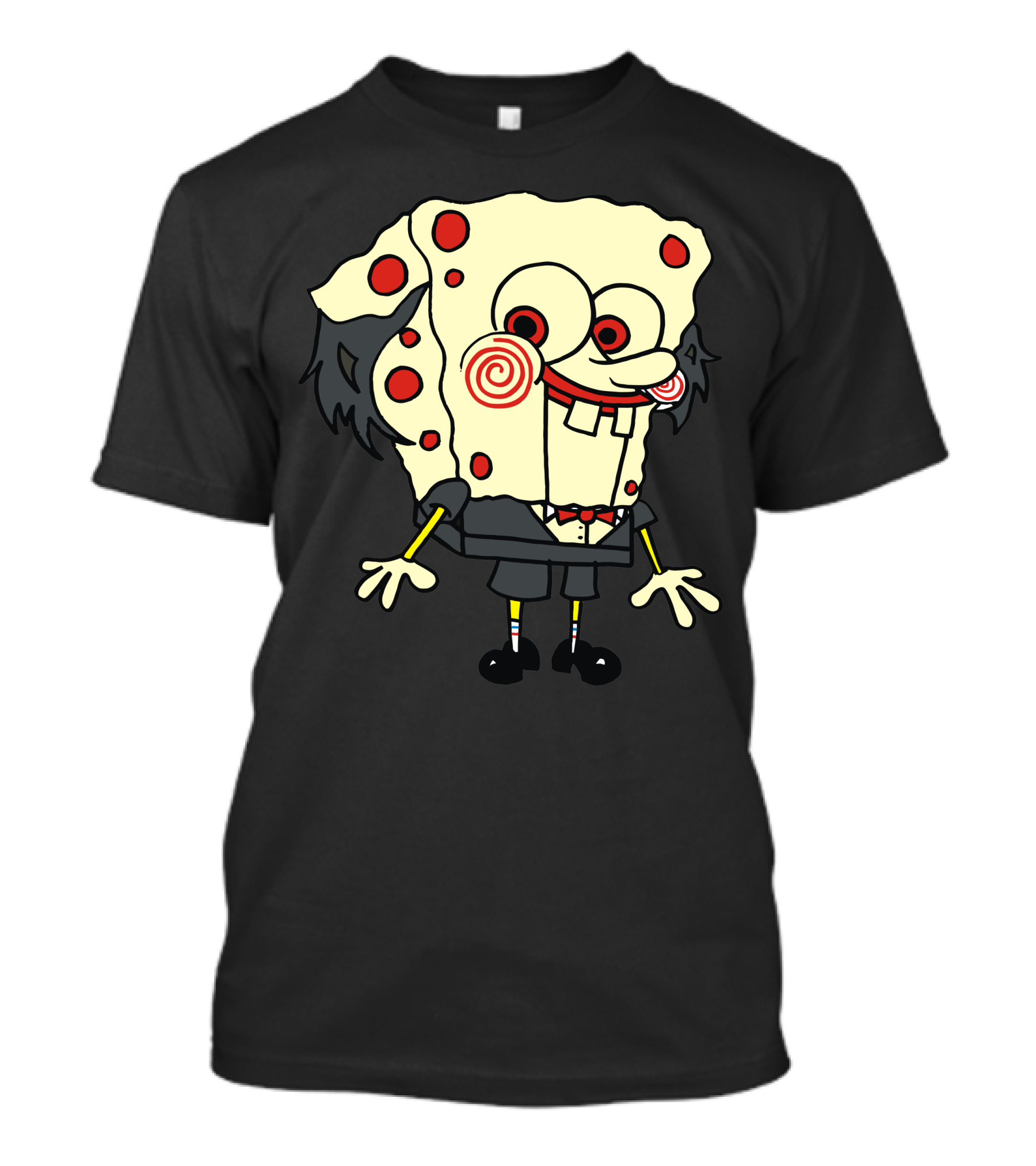 Saw Spongebob Jigsaw Mashup T-Shirt
