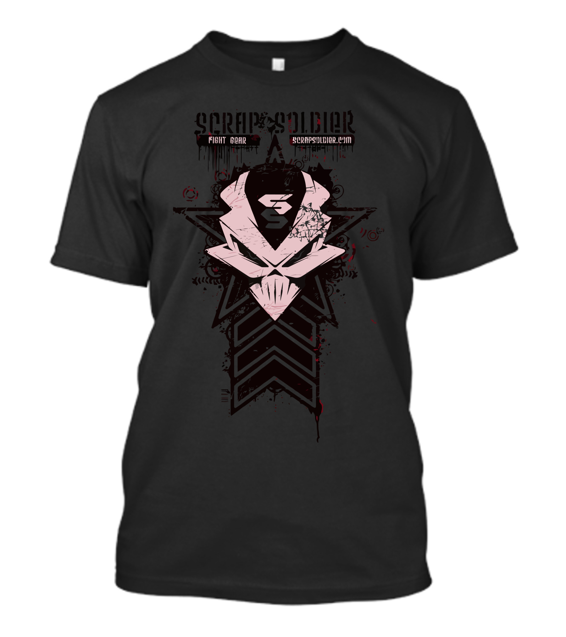 Scrap Soldier Fight Fair 2011 Chevron Star Emblem T-Shirt