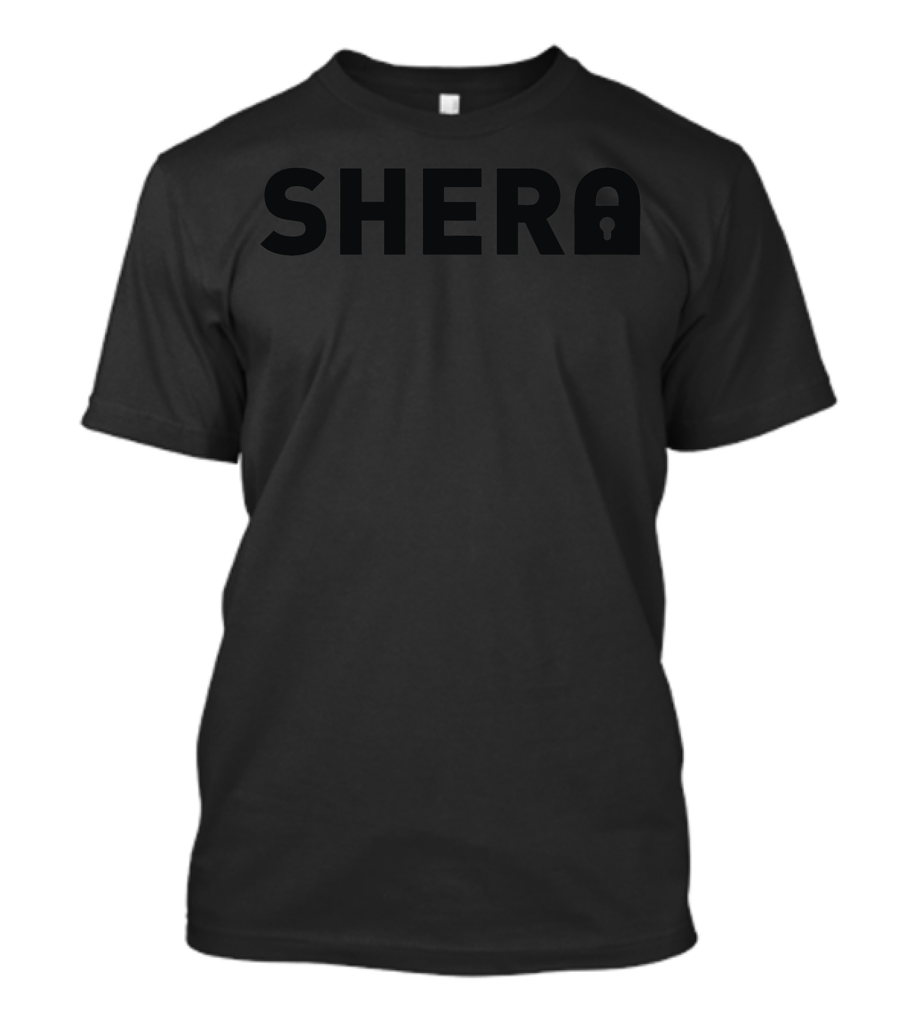 SHERLOCK Lock Icon Text T-Shirt