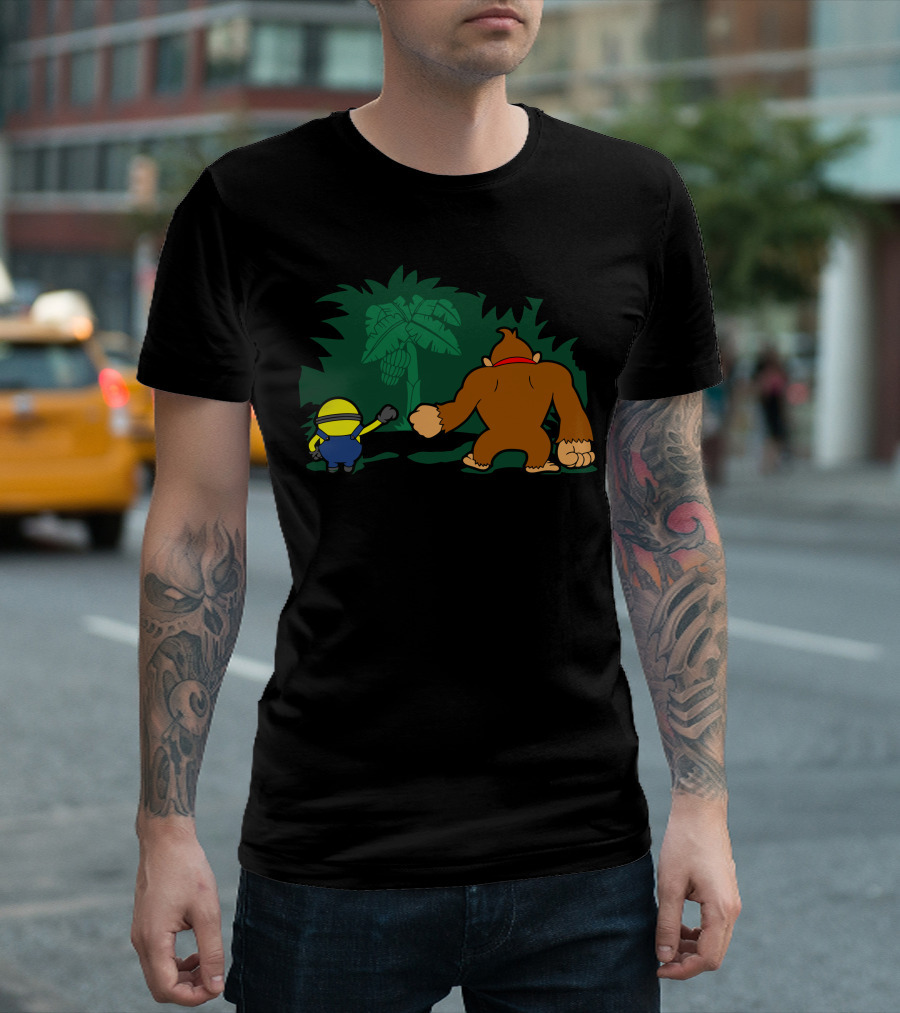 Minion and Donkey Kong Banana Adventure T-Shirt