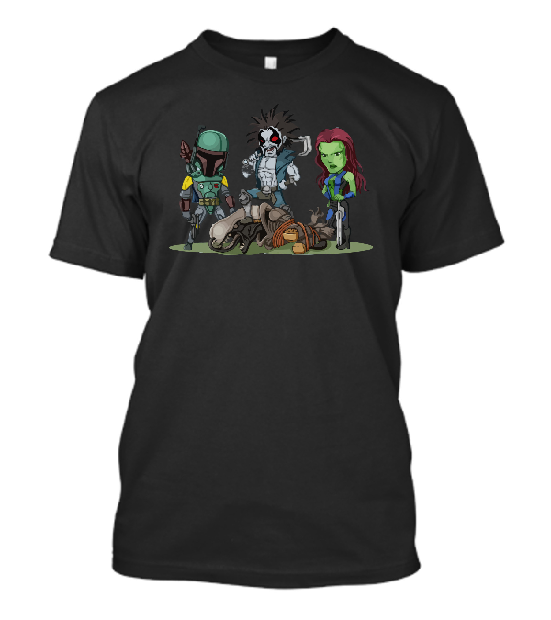 Alien Hunters Bounty Collectors Iconic Mashup T-Shirt