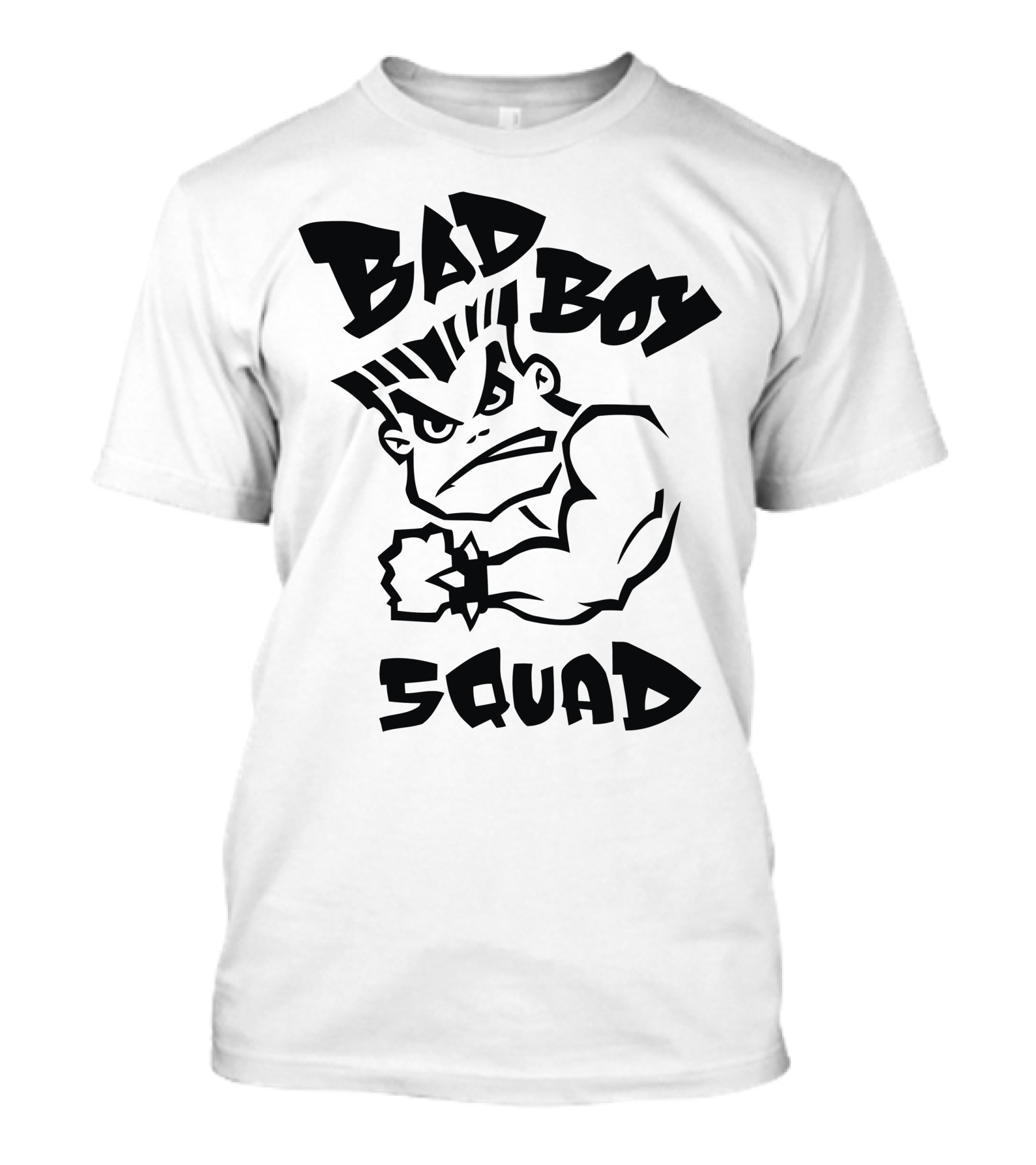 Bad Boy Squad Tough Cartoon Character T-Shirt
