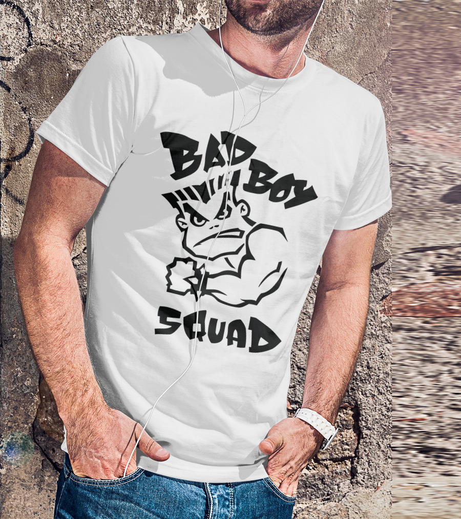 Bad Boy Squad Tough Cartoon Character T-Shirt