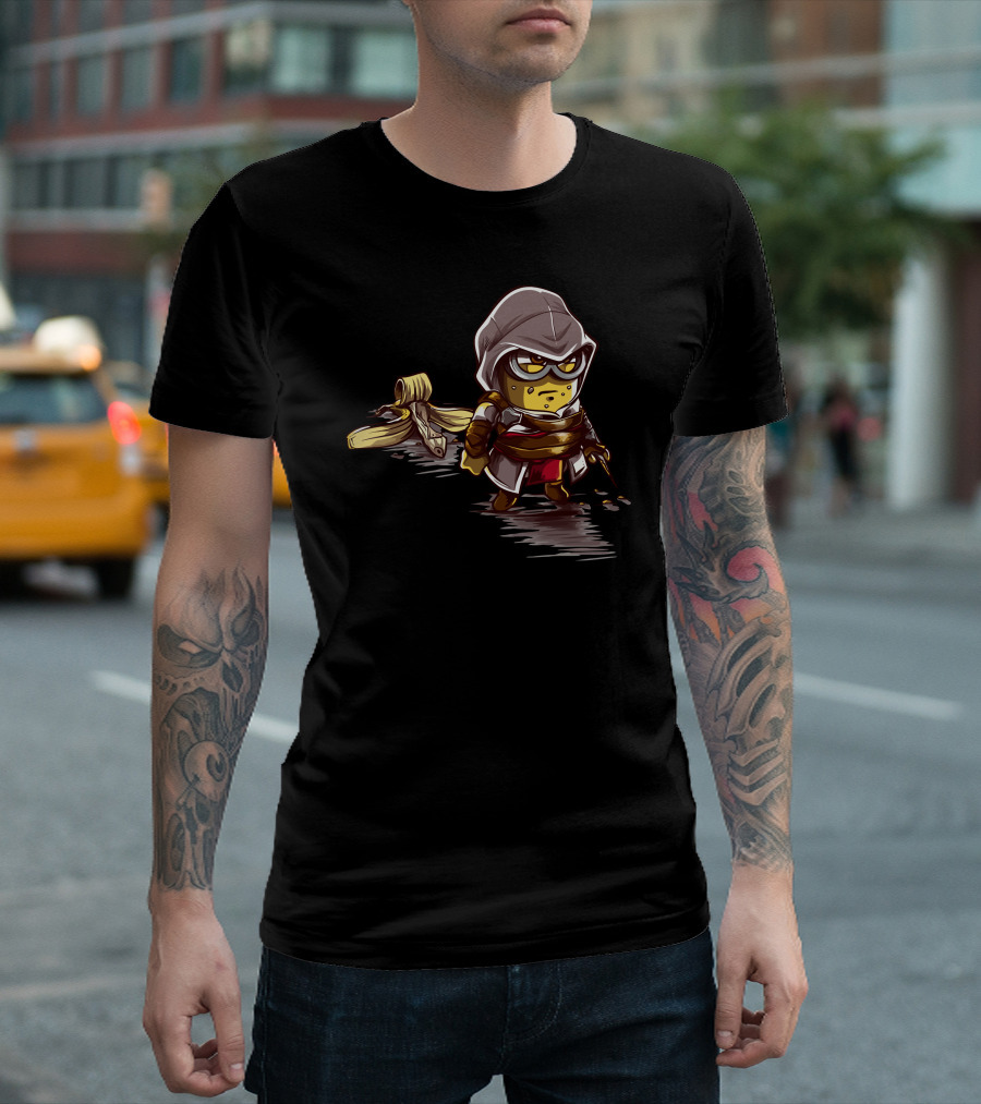 Banana Creed Assassin Parody Character T-Shirt