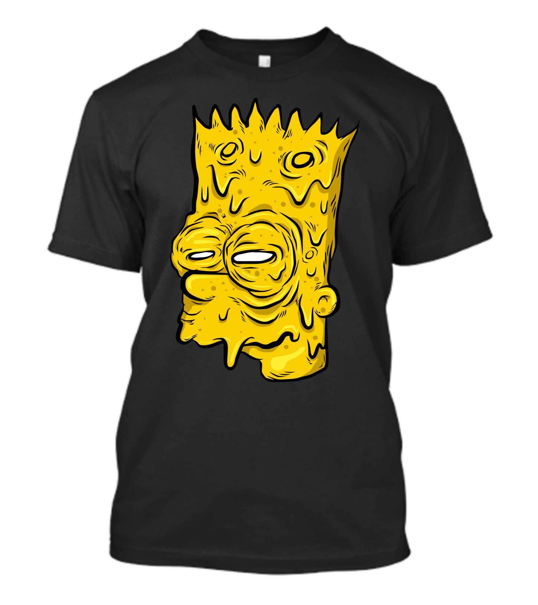 Bart Swampson Oozing Melting Dripping Yellow Face T-Shirt
