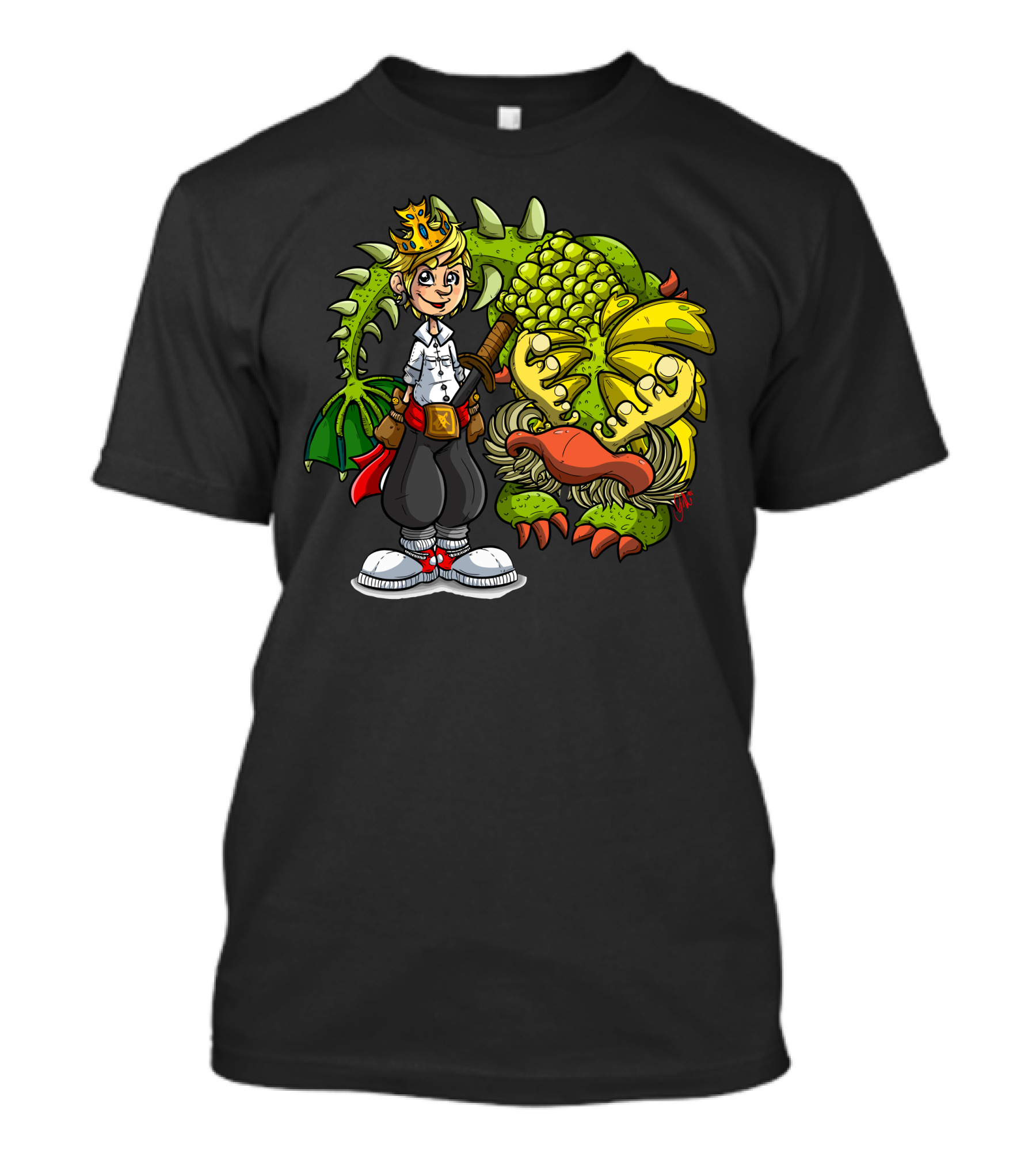 Battle Camp Commission Warrior And Monster Ally T-Shirt