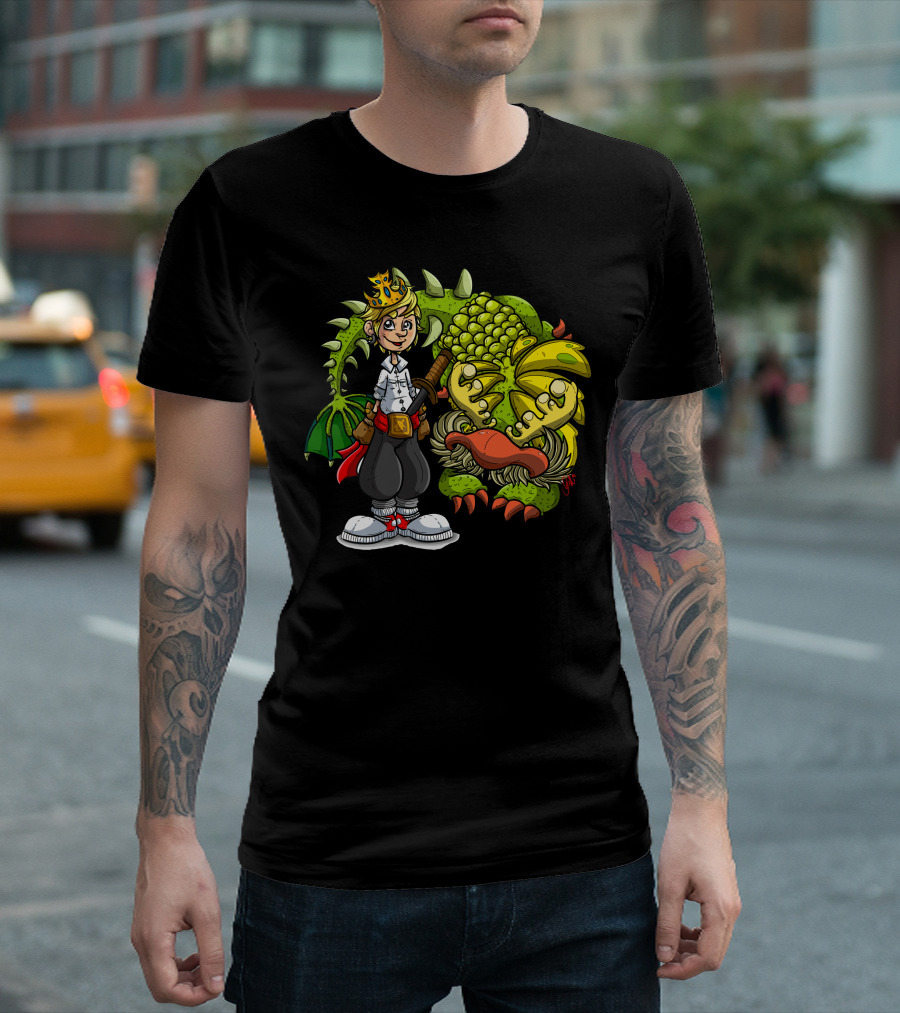 Battle Camp Commission Warrior And Monster Ally T-Shirt