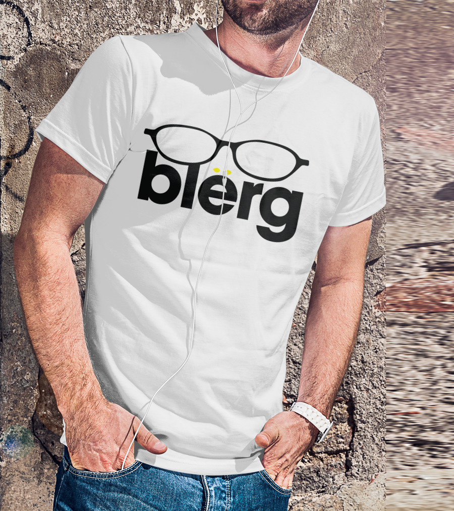 Blerg Glasses And Eyes T-Shirt