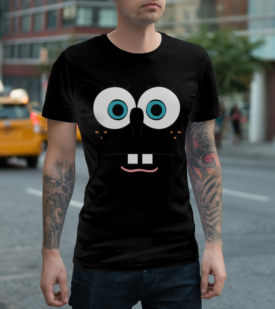 Bob L Eponge Eyes Face T-Shirt