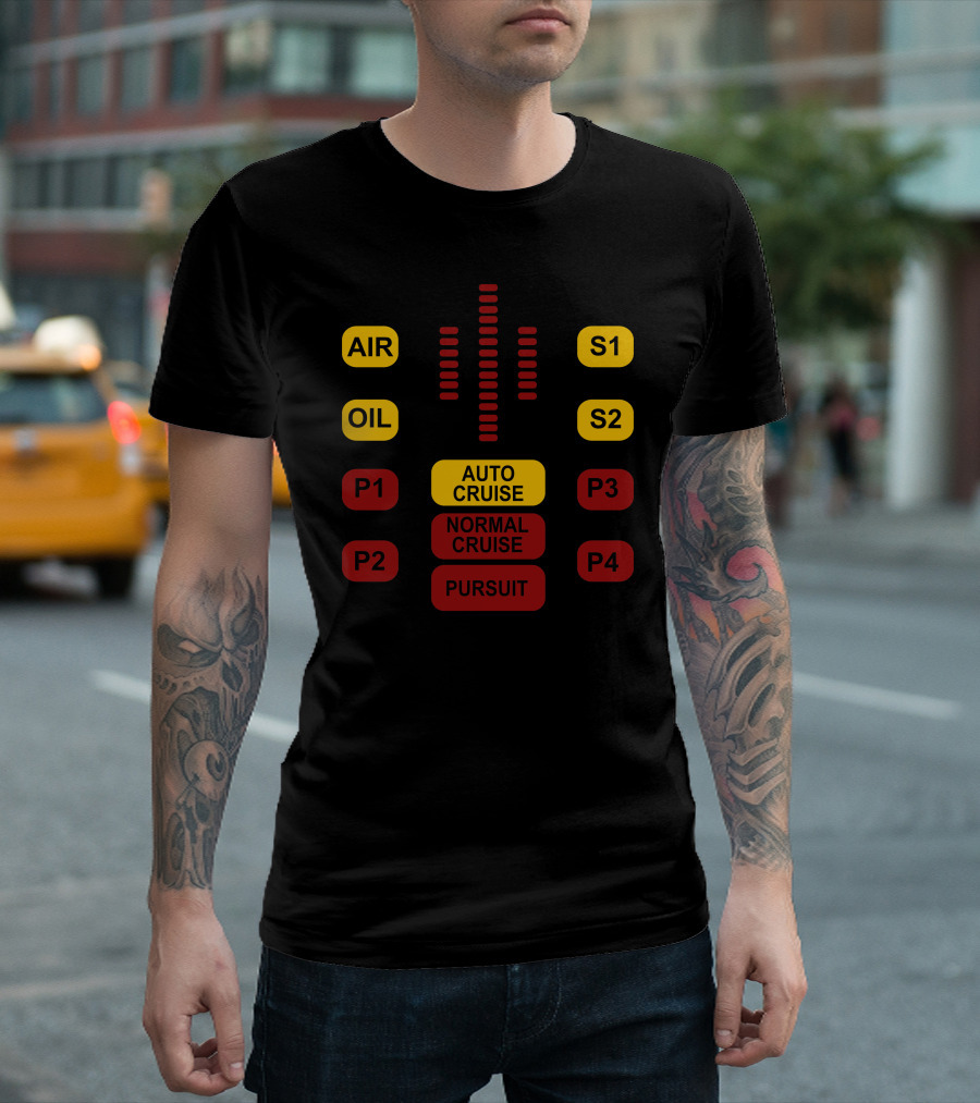 Kitt Knight Rider Air Oil Auto Cruise Normal Cruise Pursuit Display T-Shirt