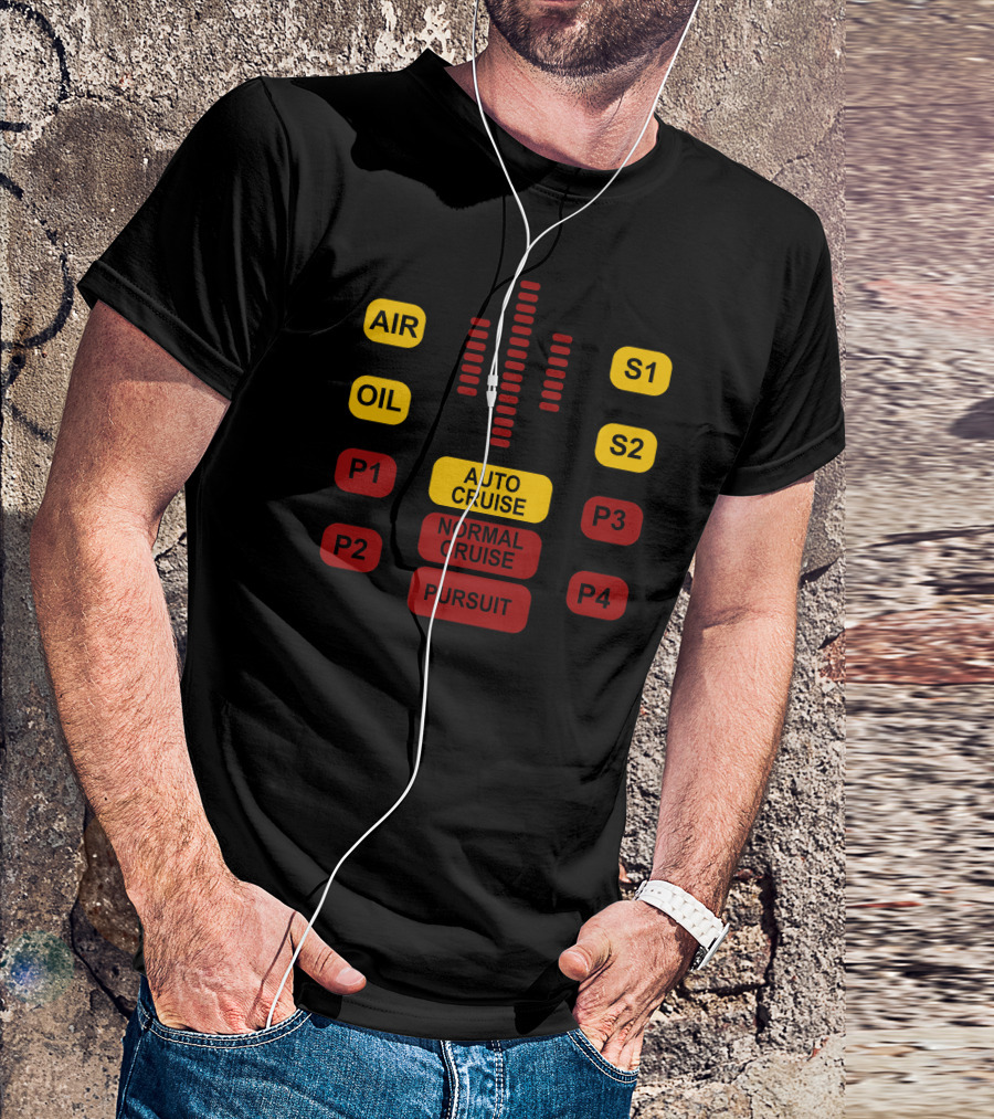 Kitt Knight Rider Air Oil Auto Cruise Normal Cruise Pursuit Display T-Shirt