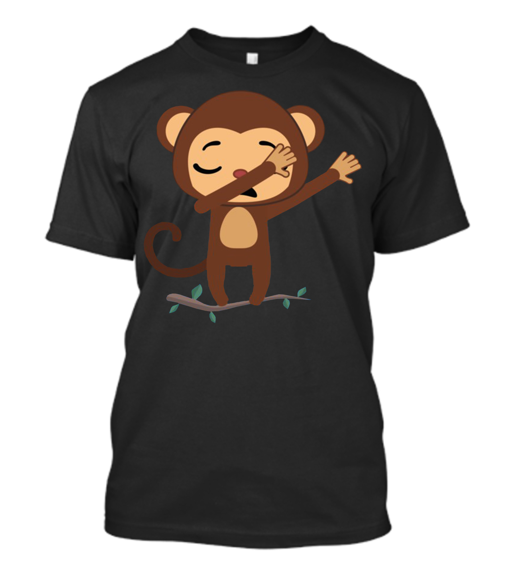 Funny Dabbing Monkey Tree Pose T-Shirt