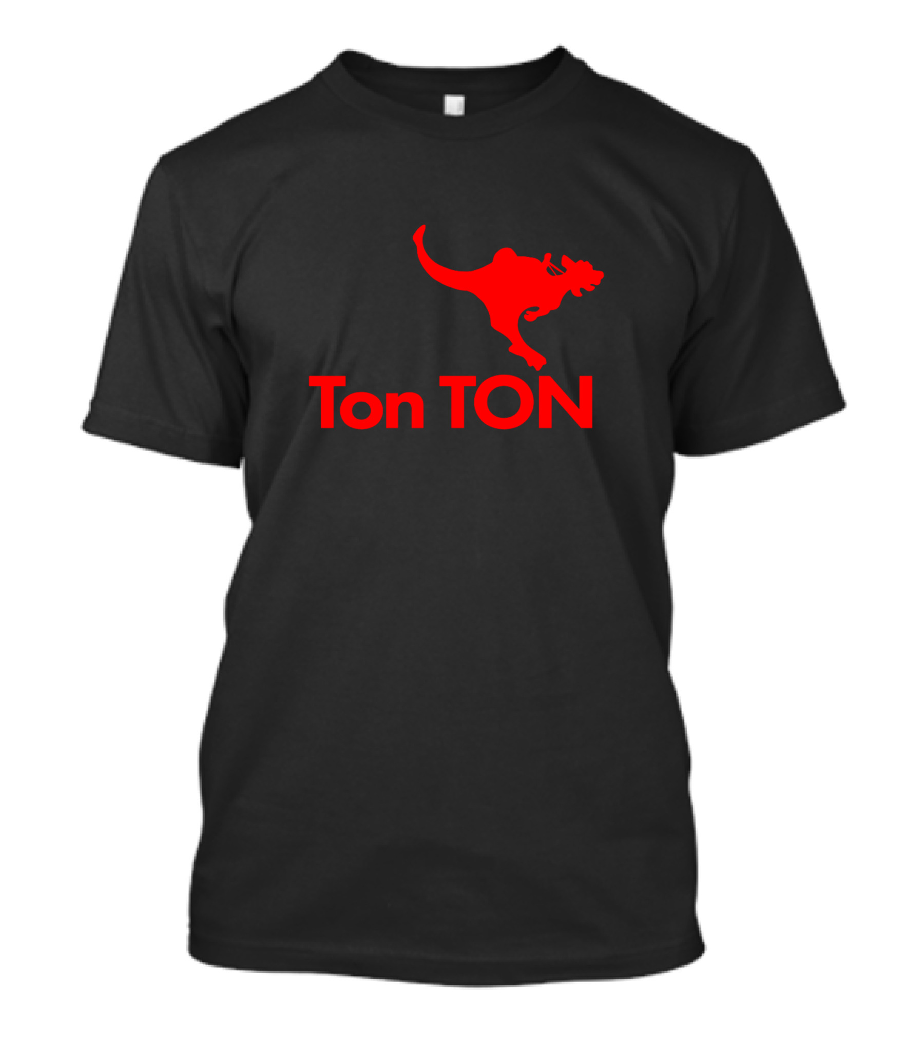 Ton Ton Dinosaur Silhouette Red T-Shirt