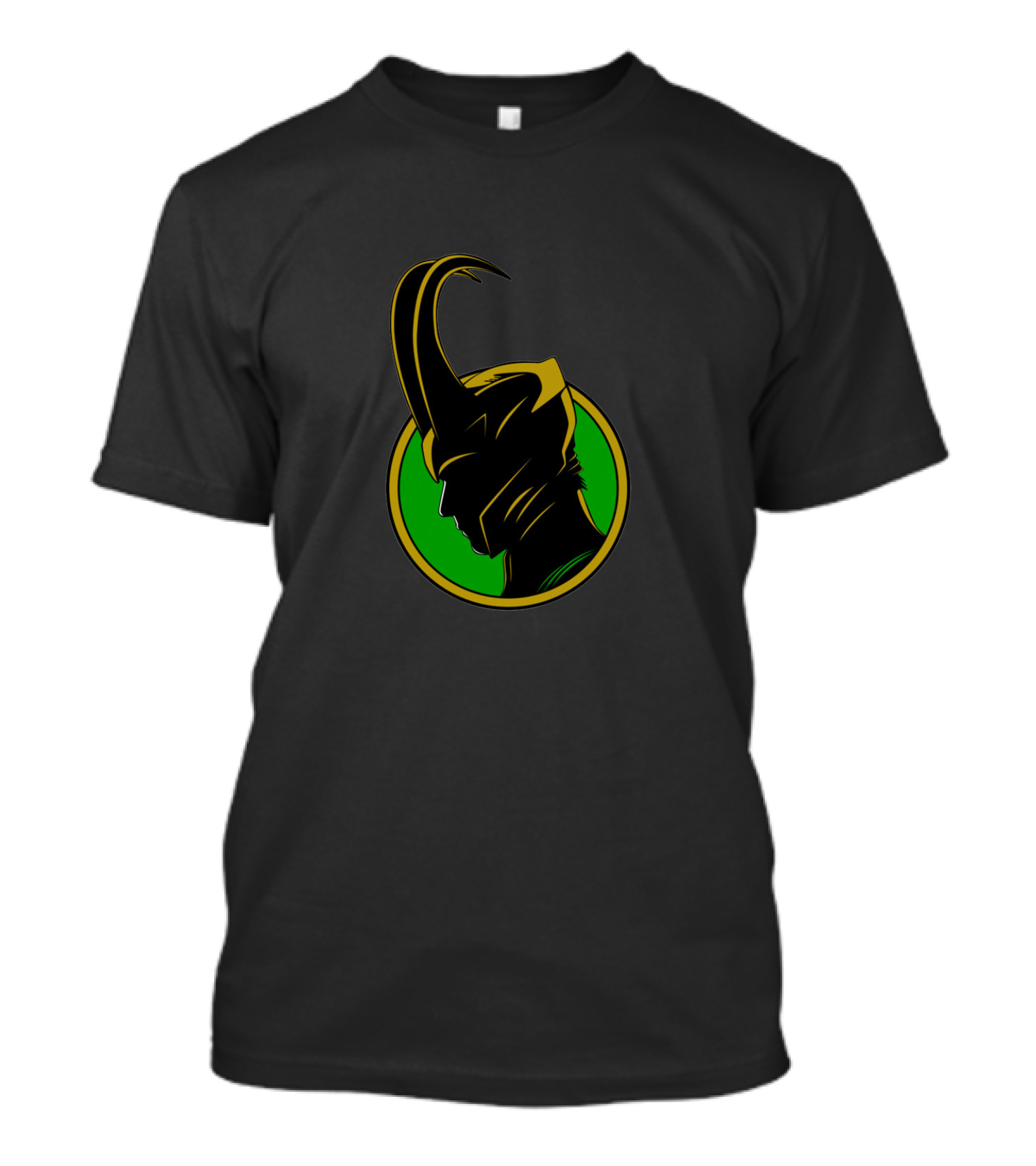 Tracy Loki Silhouette In Green Circle T-Shirt