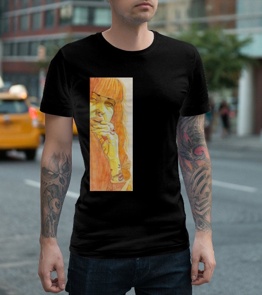 Woman Portrait In Warm Tones T-Shirt