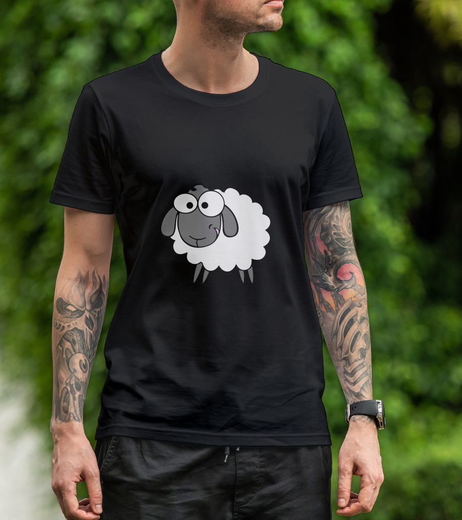 Got Wool Sheep Cartoon Funny Playful T-Shirt