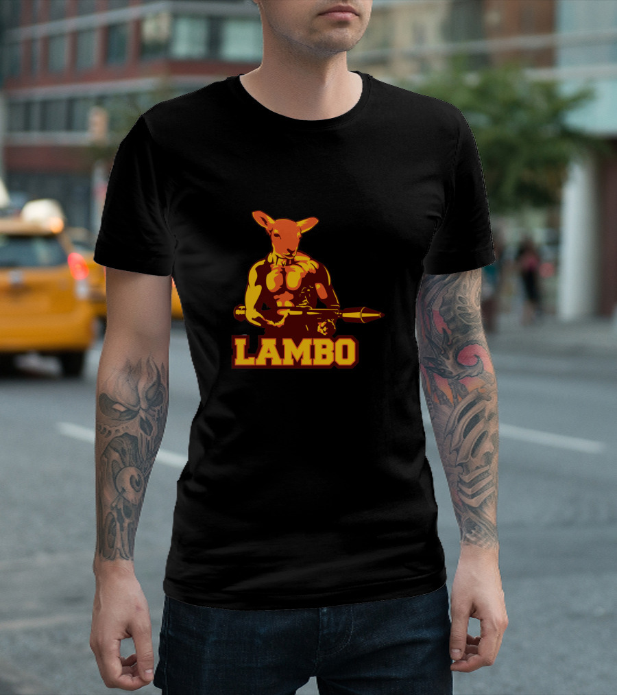 Lambo Kangaroo with Bazooka T-Shirt