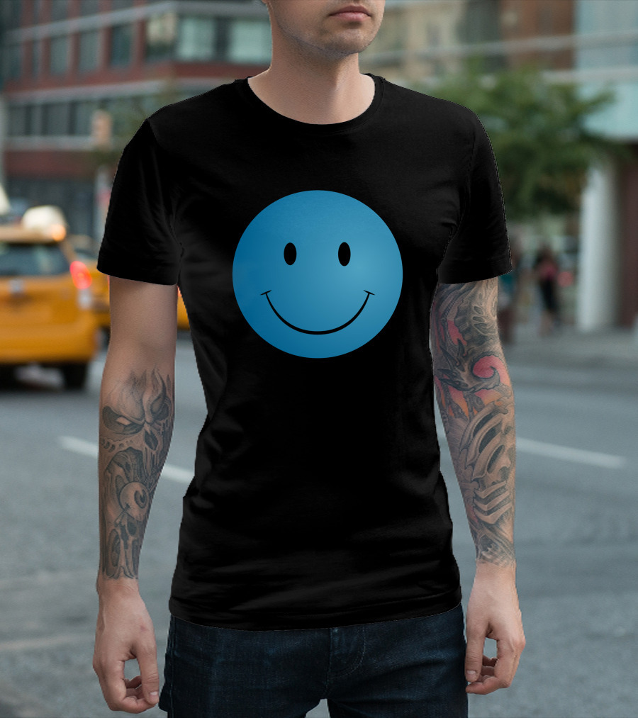 Blue Face Peggy Gou Smiley T-Shirt