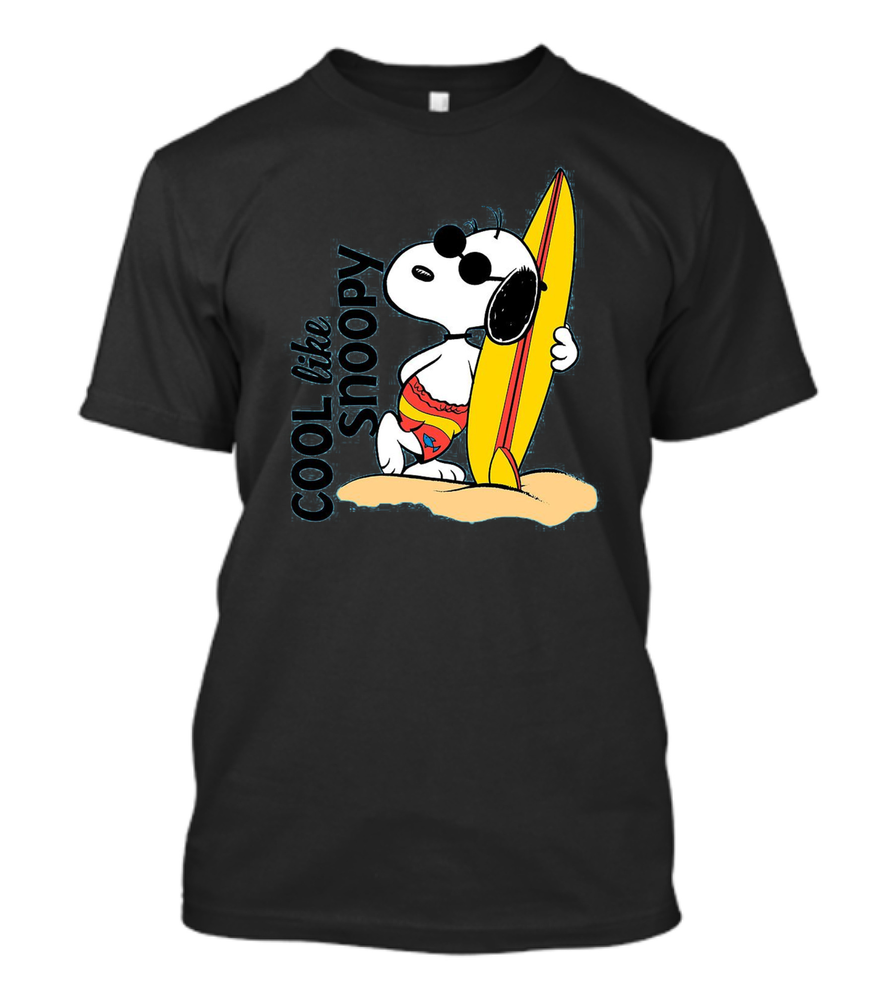 Cool Like Snoopy Surfing Summer Vibes T-Shirt