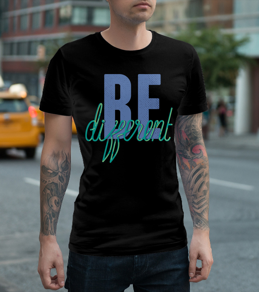 BE Different Vibrant Neon T-Shirt