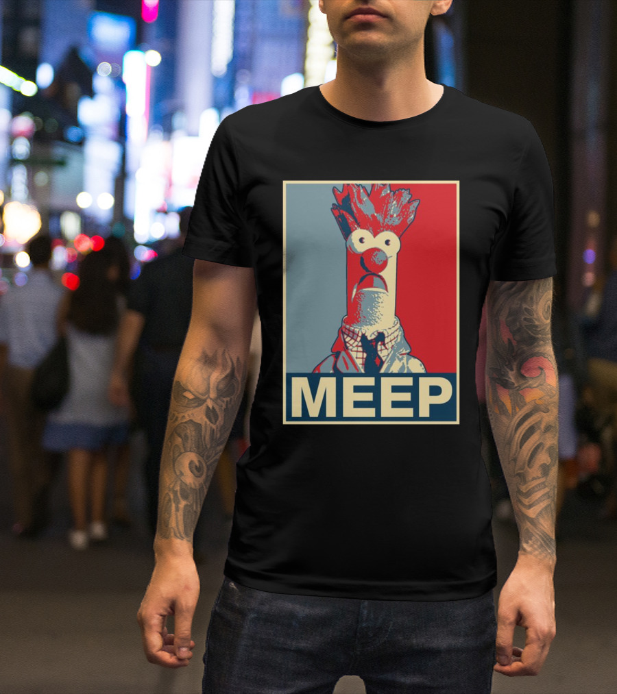 Beaker Meep Ideal Birthday Present With Iconic Pop T-Shirt