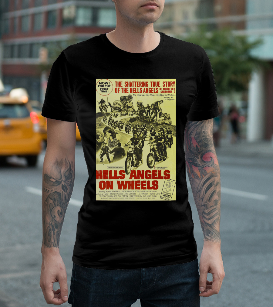 Now The Shattering True Story of the Hells Angels of Northern California Hells Angels On Wheels T-Shirt