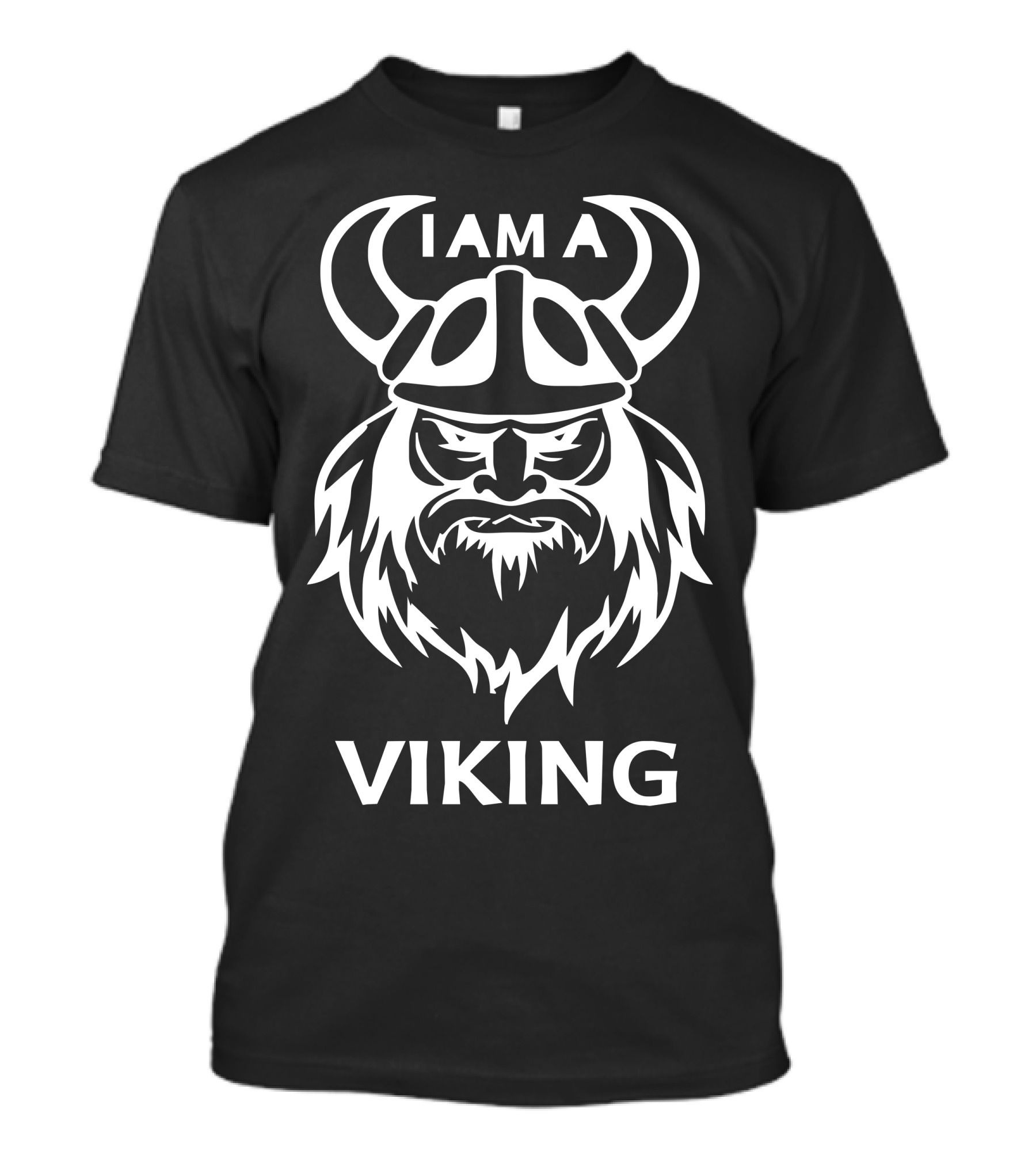 I Am A Viking Nordic Warrior Helmet Beard T-Shirt
