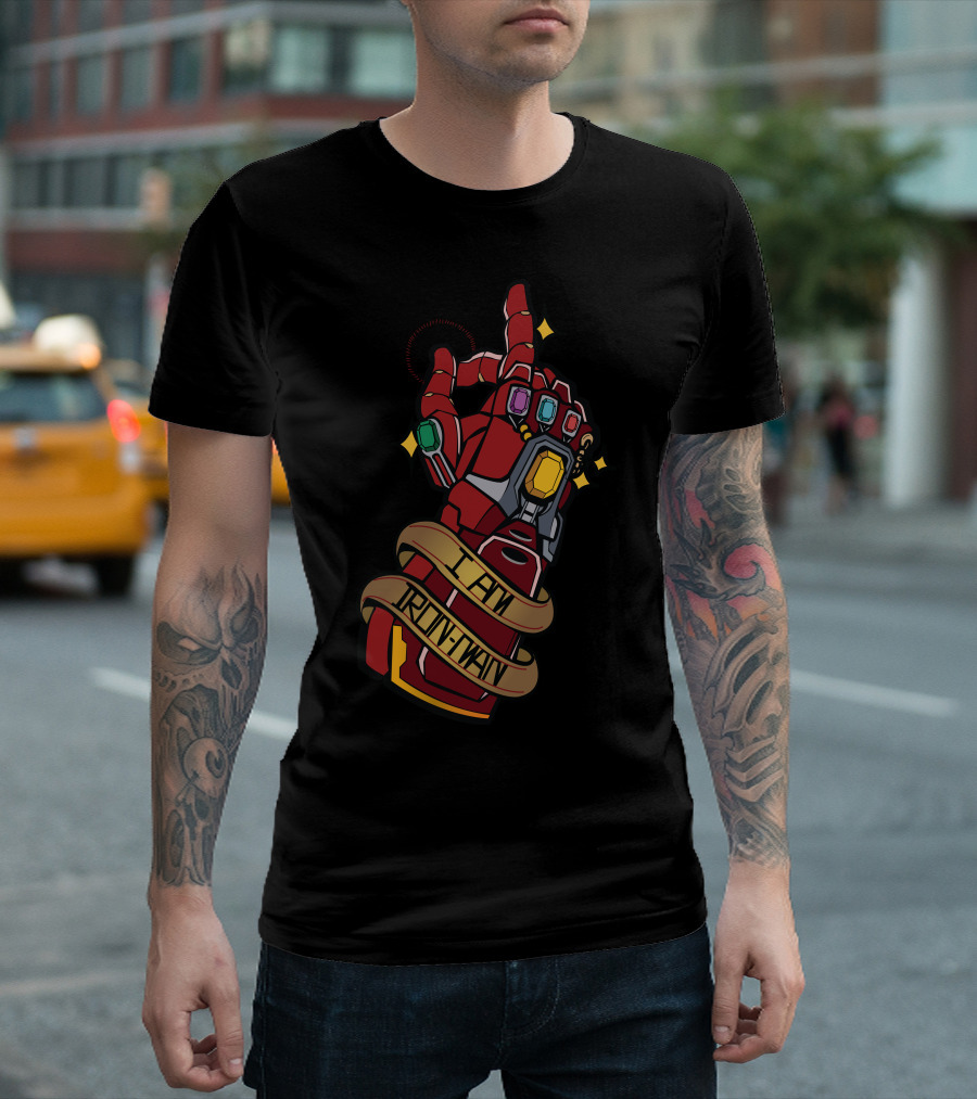 I Am Ironman Infinity Gauntlet Marvel Cinematic Universe T-Shirt