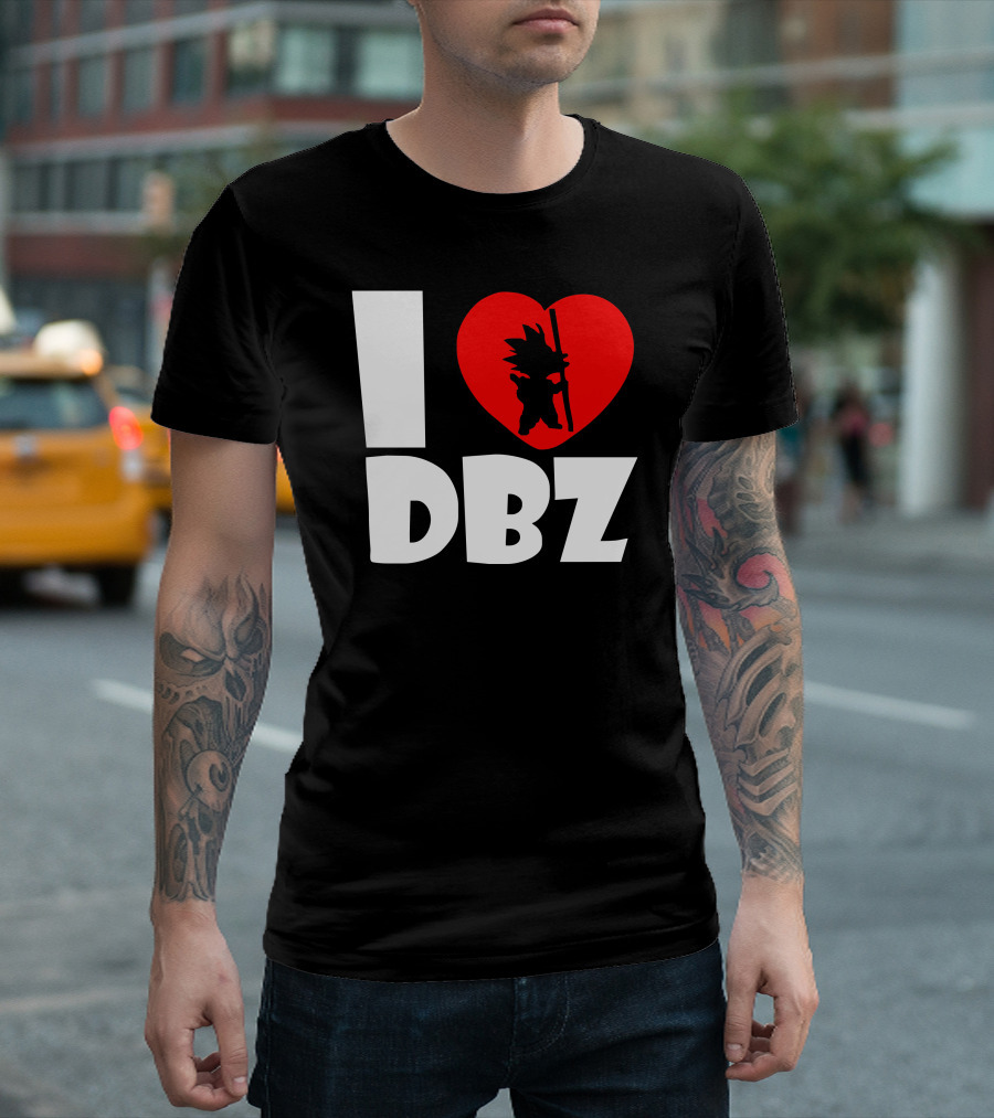I Love DBZ Super Saiyajin Dragonball Z Son Goku Vegeta Piccolo T-Shirt